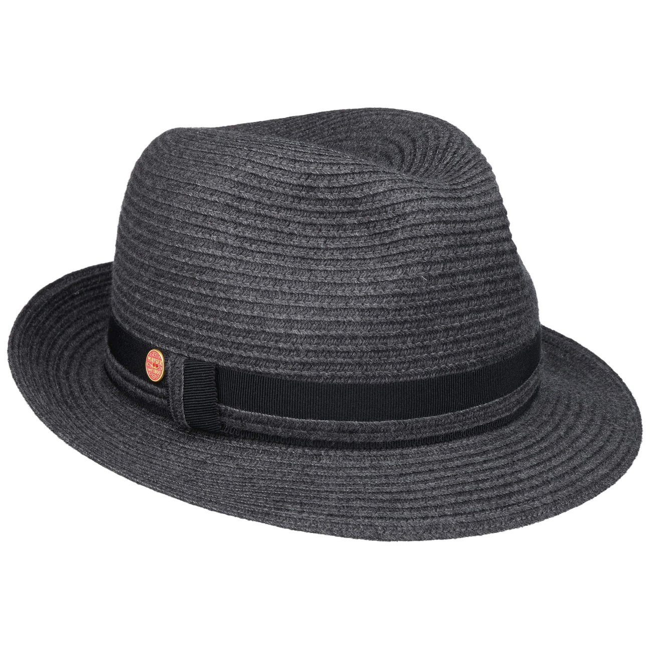 Mayser Trilby (1-St) Baumwollhut mit Ripsband, Made in the EU