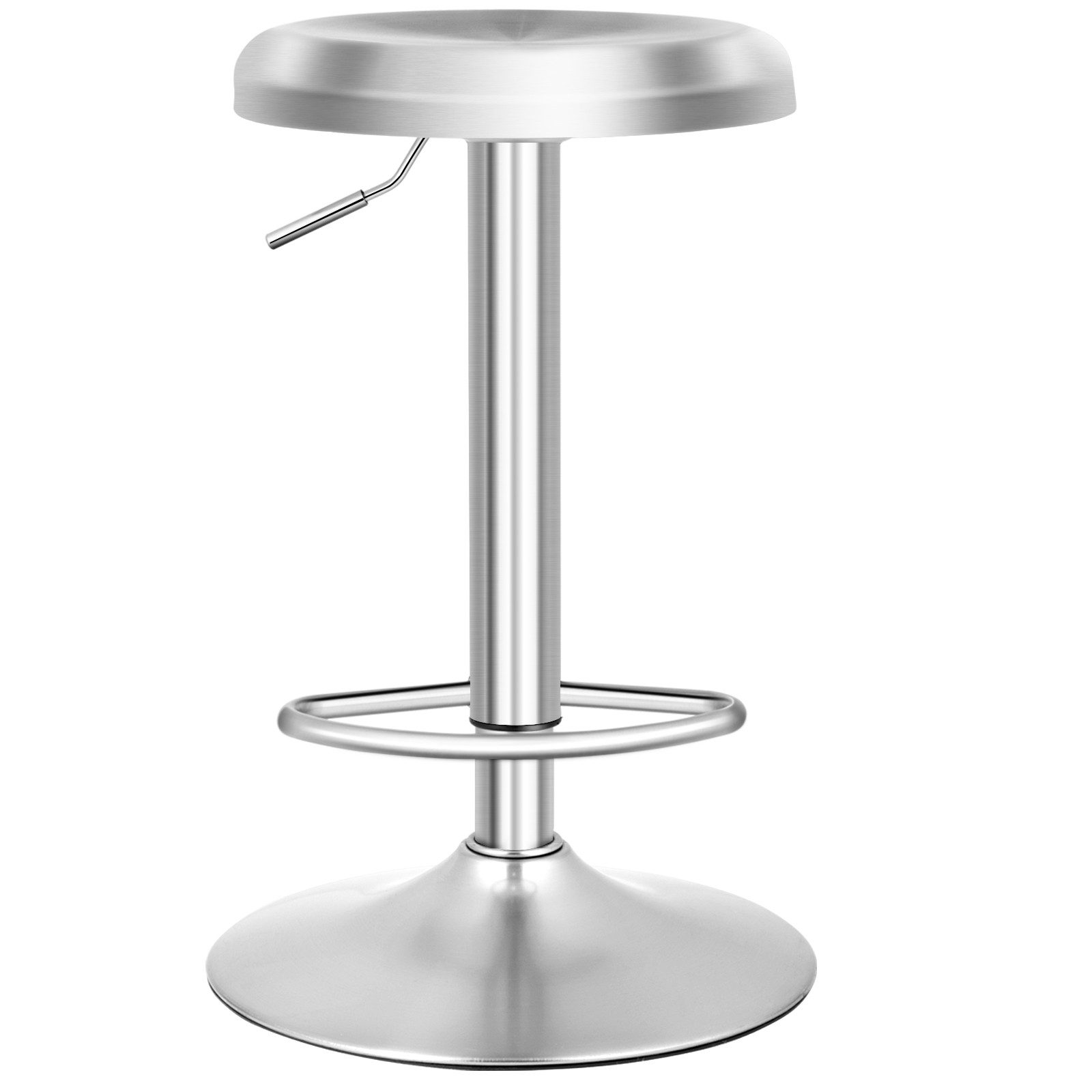 COSTWAY Barhocker, Drehstuhl, höhenverstellbar 60-82,5cm, Stahl, günstig online kaufen