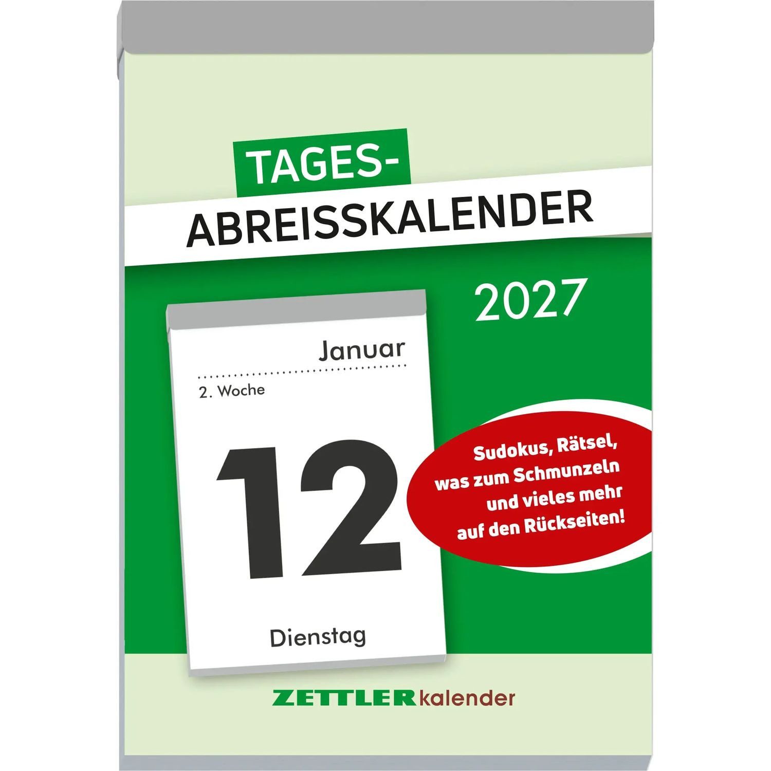 Wandkalender Tagesabreißkalender XXL 2027