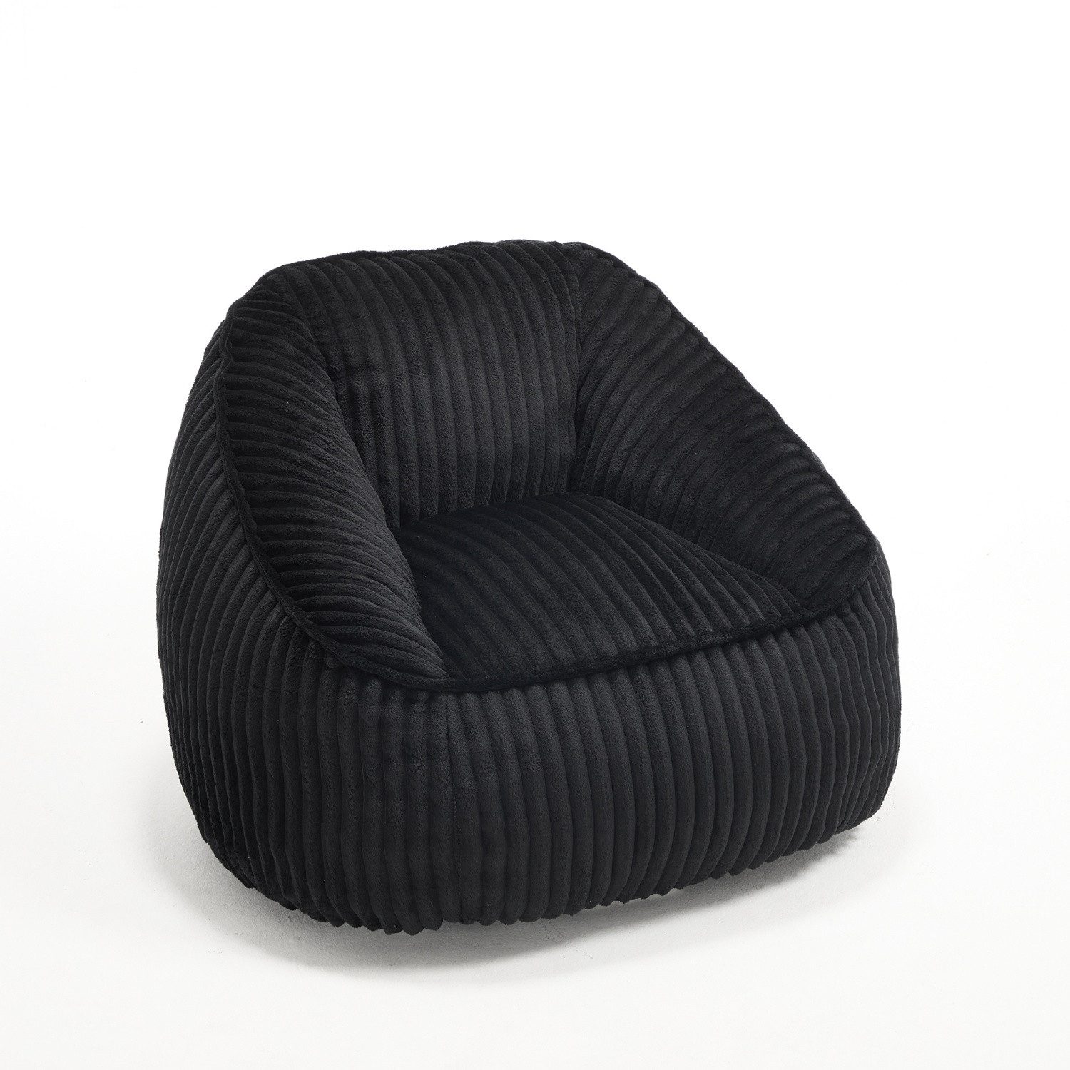 ANYSUN Sitzsack Loungesessel mit Rückenlehne, Memory-Schaum & Chenille für Erwachsene (1 Loungesessel), 92×98×73 cm, Sitzhöhe 43 cm, für Wohn-, Schlaf- & Lesezimmer