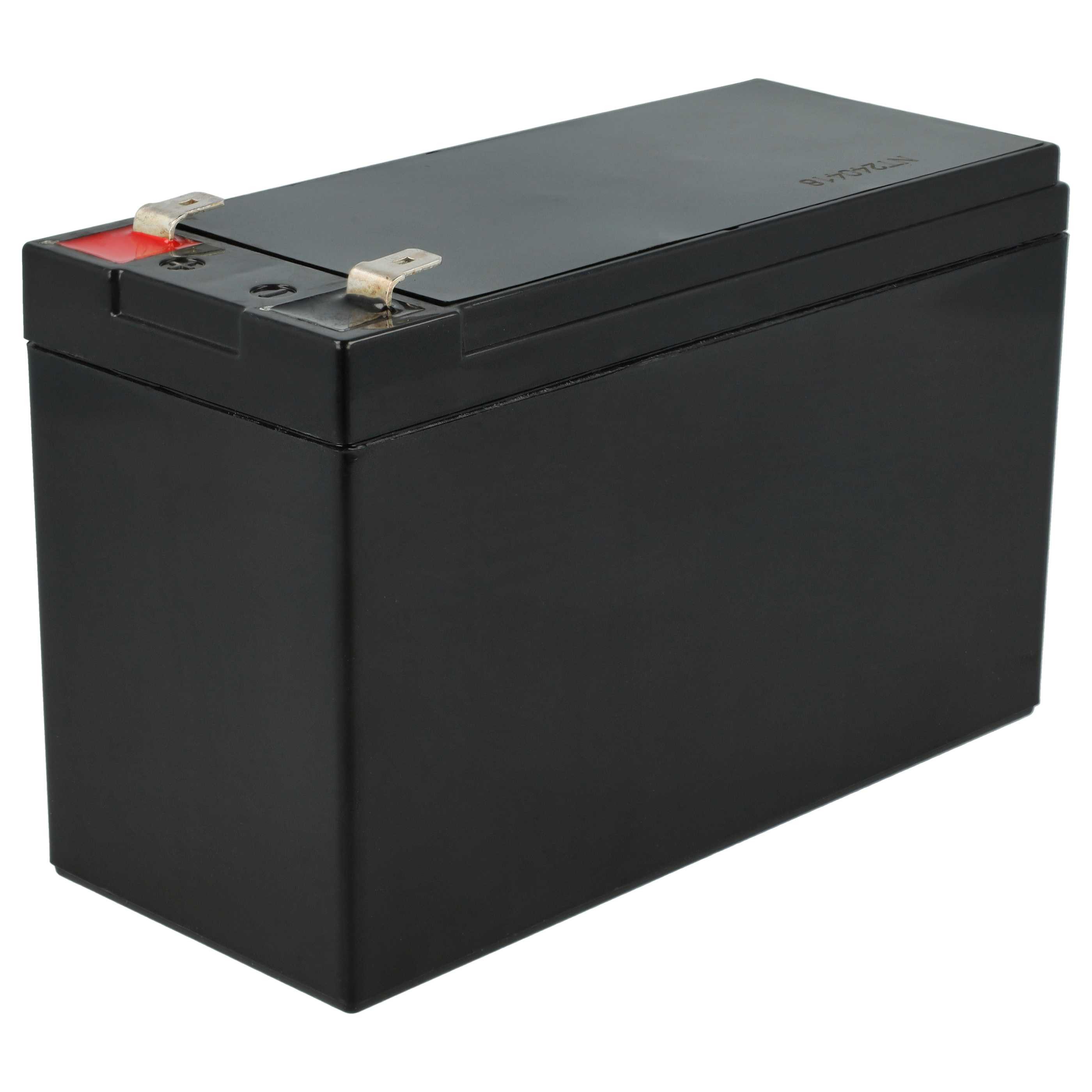 vhbw Akku Ersatz für APC RBC48 für USV (7200 mAh, 12 V, AGM) Akku Akku AGM 7200 mAh (12 V, 4 St), Leistungsfähige Austausch-Akkus für USV, Wiederaufladbar, Jede