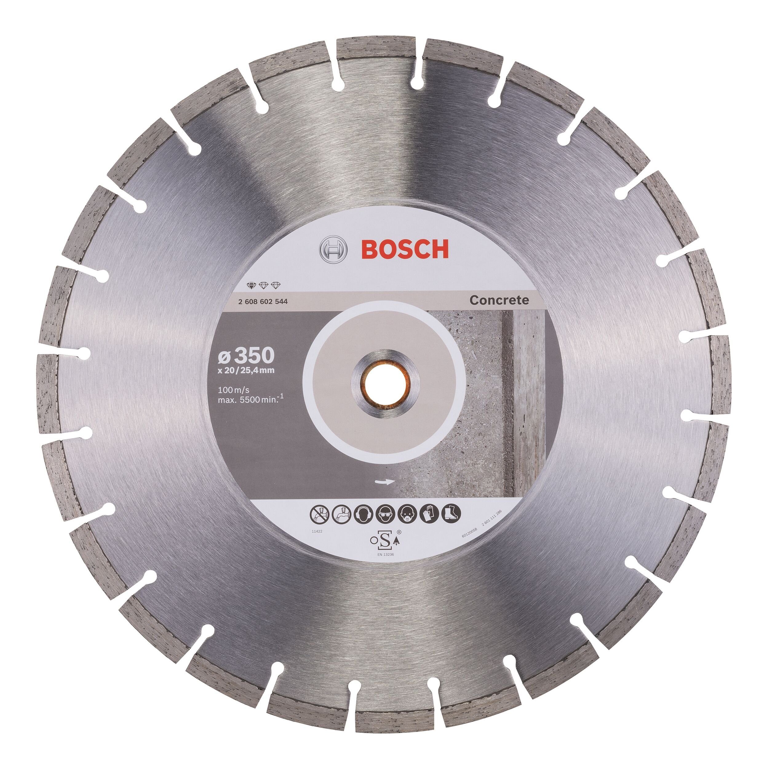 BOSCH Trennscheibe, Ø 350 mm, Standard for Concrete Diamanttrennscheibe - 350 x 20/25,4 x 2,8 x