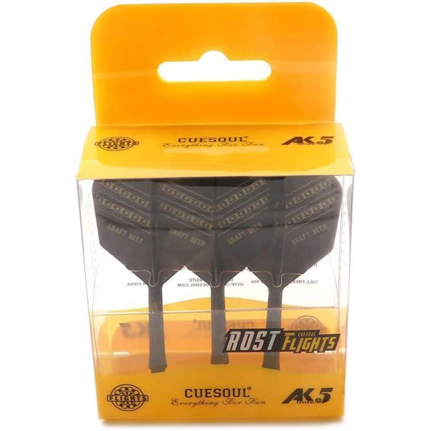 LuxusKollektion Pfeilschaft Dartschäfte Dartflights Farben Muster S M L 3er Set FASSBIER CSAK-51-2