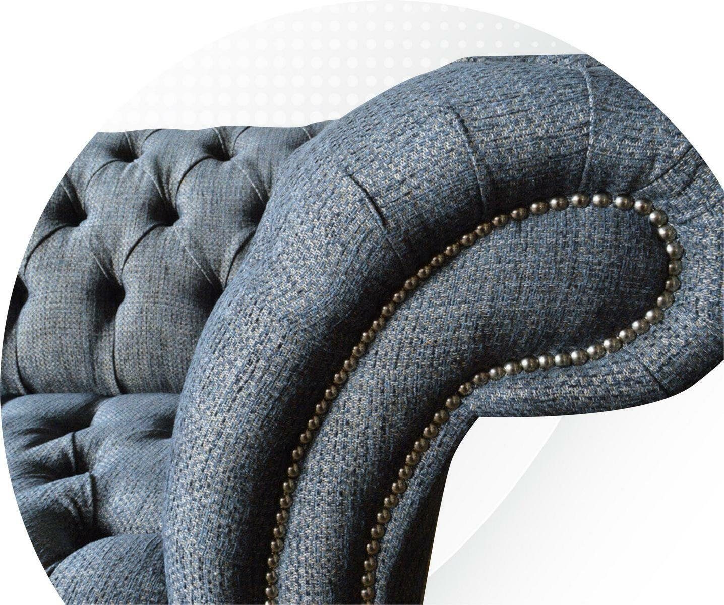 in JVmoebel Chesterfield-Sofa Europe Made 3-er Design Dreisitzer Moderner Chesterfield Neu, Möbel Luxus