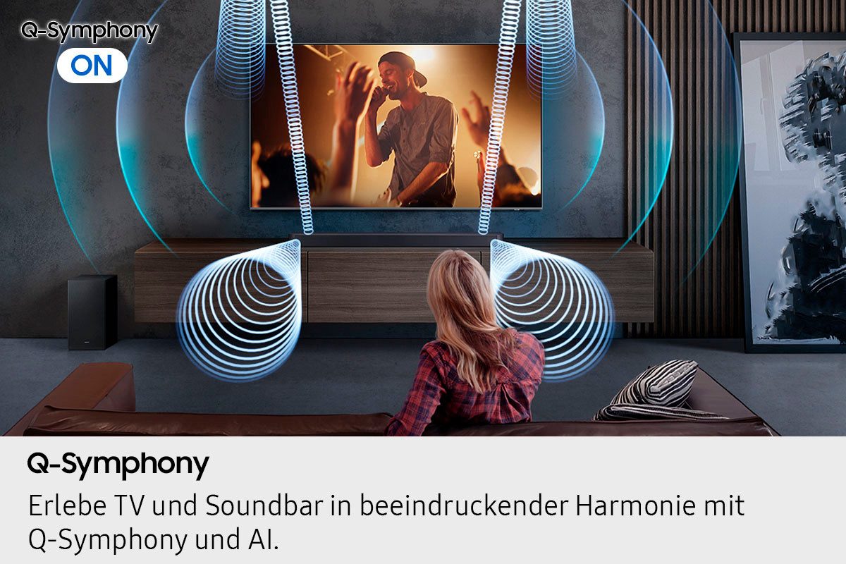 Samsung HW-Q610GF Q-Soundbar Soundbar 3.1.2 (Bluetooth, 70 W, 3.1.2-Kanal Surround System, Dolby Atmos I DTS:X, Adaptive Sound) – Bild 5 von 5
