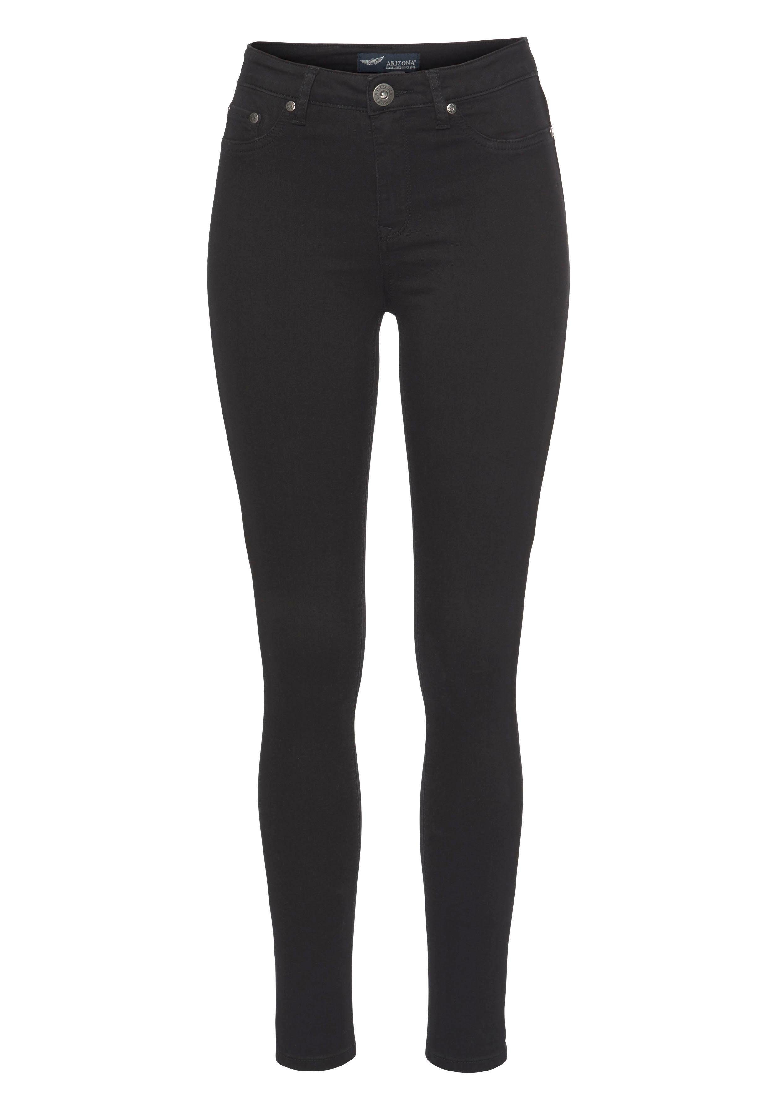 Arizona Skinny-fit-Jeans Ultra Stretch extra-eng geschnittene Beinform, modische Used-Waschung. Reduzierter Preis € 40,99. Unverbindliche Preisempfehlung € 49,99, (€ 40,99 pro 1 Stk)