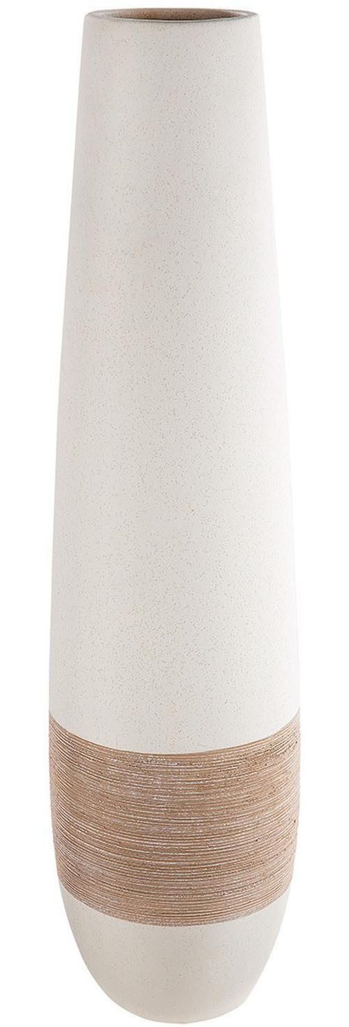GILDE Bodenvase Vase Olbia creme H. 66 cm (1 St)
