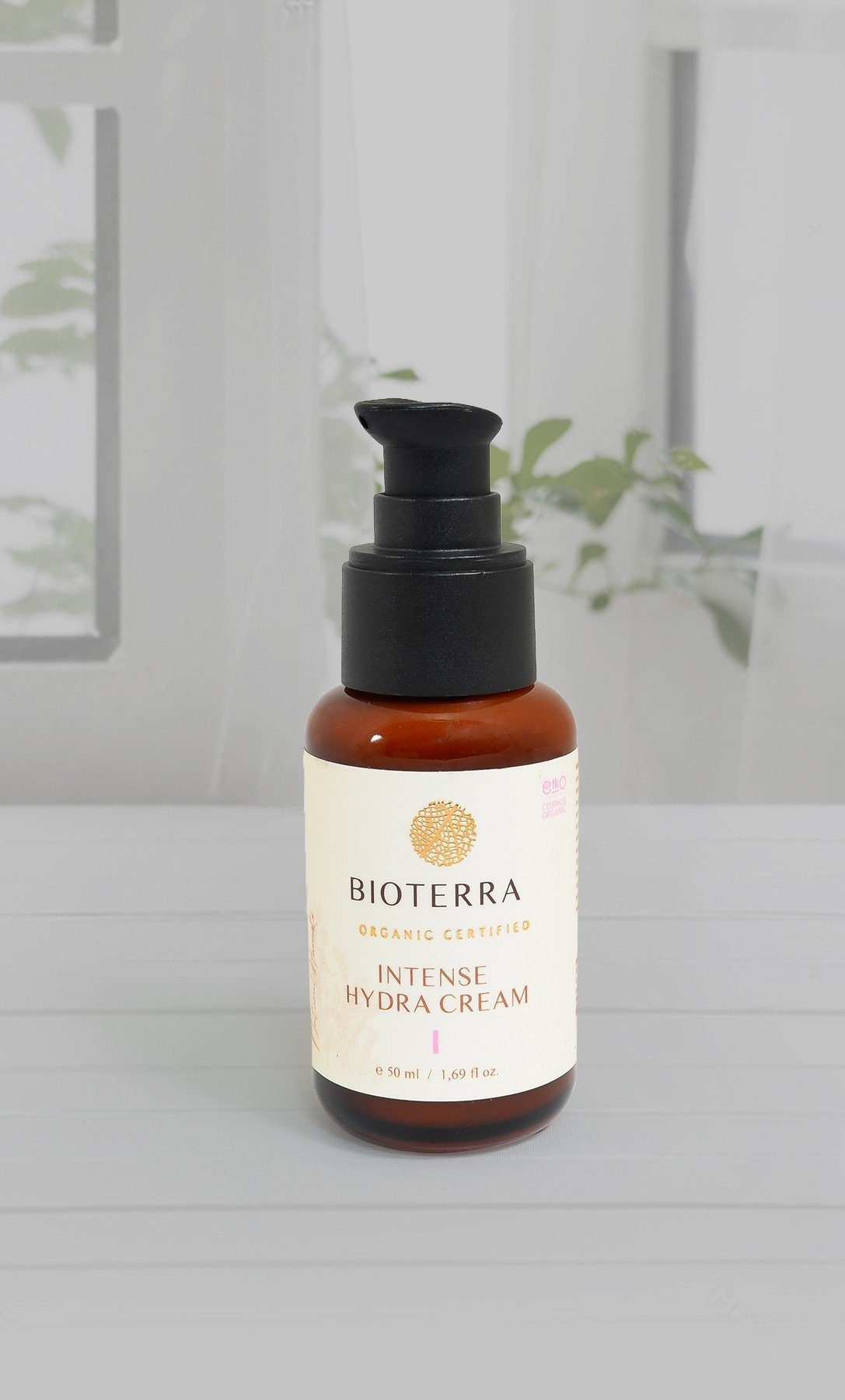 BIOTERRA Gesichtspflege »Bioterra Bio Intense Hydra Creme«, 1-tlg., Physalisextrakt, Aloe Vera, Burutiöl, Arganöl, Jojobaöl, kokosnussöl,...