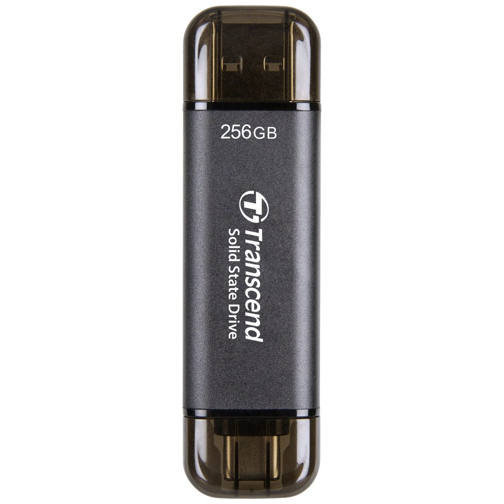 Transcend ESD310C 256 GB Externe SSD USB-A (USB 3.2 Gen 2), USB-C® Sch externe SSD