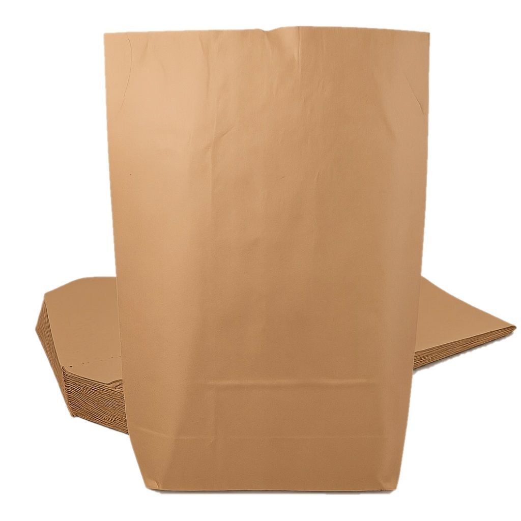 ARLI Müllbeutel 25x Papier Sack Bio 120L Papierbeutel Müllbeutel 70x95+25cm 70 g/m², Papiersack