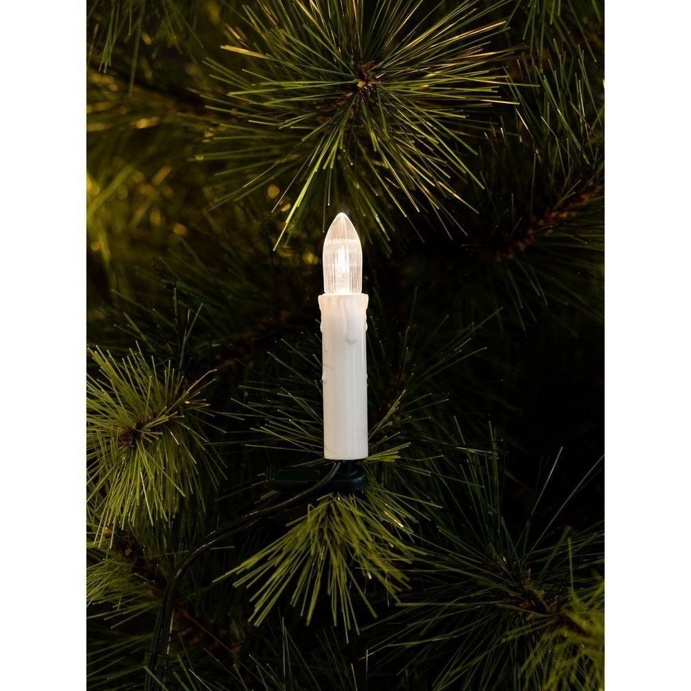 KONSTSMIDE LED-Christbaumkerzen 2038-010 - LED Baumkette - grün/weiß