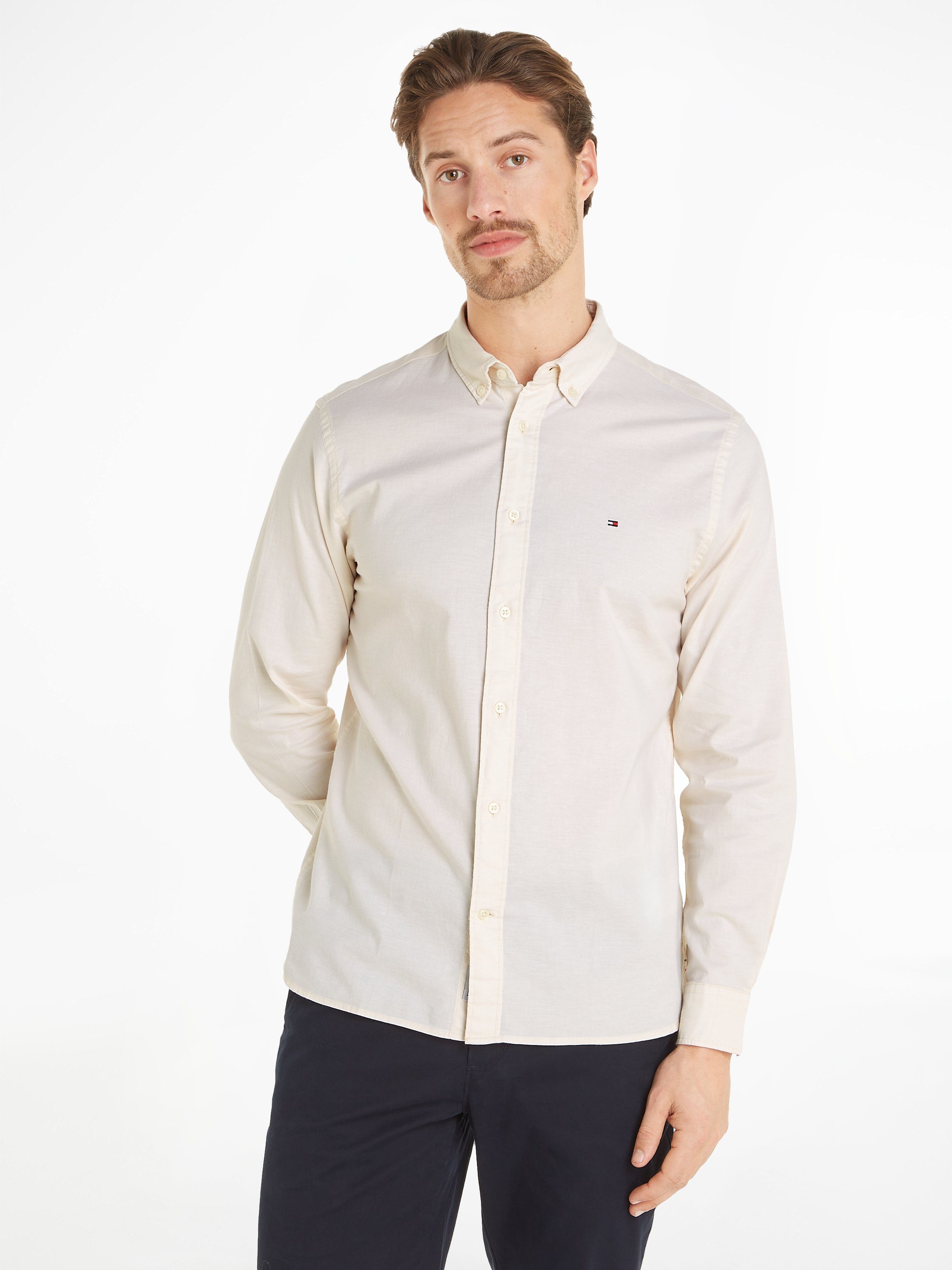 Tommy Hilfiger Langarmhemd 1985 FLEX OXFORD RF SHIRT von der Kollektion aus 1985 inspiriert