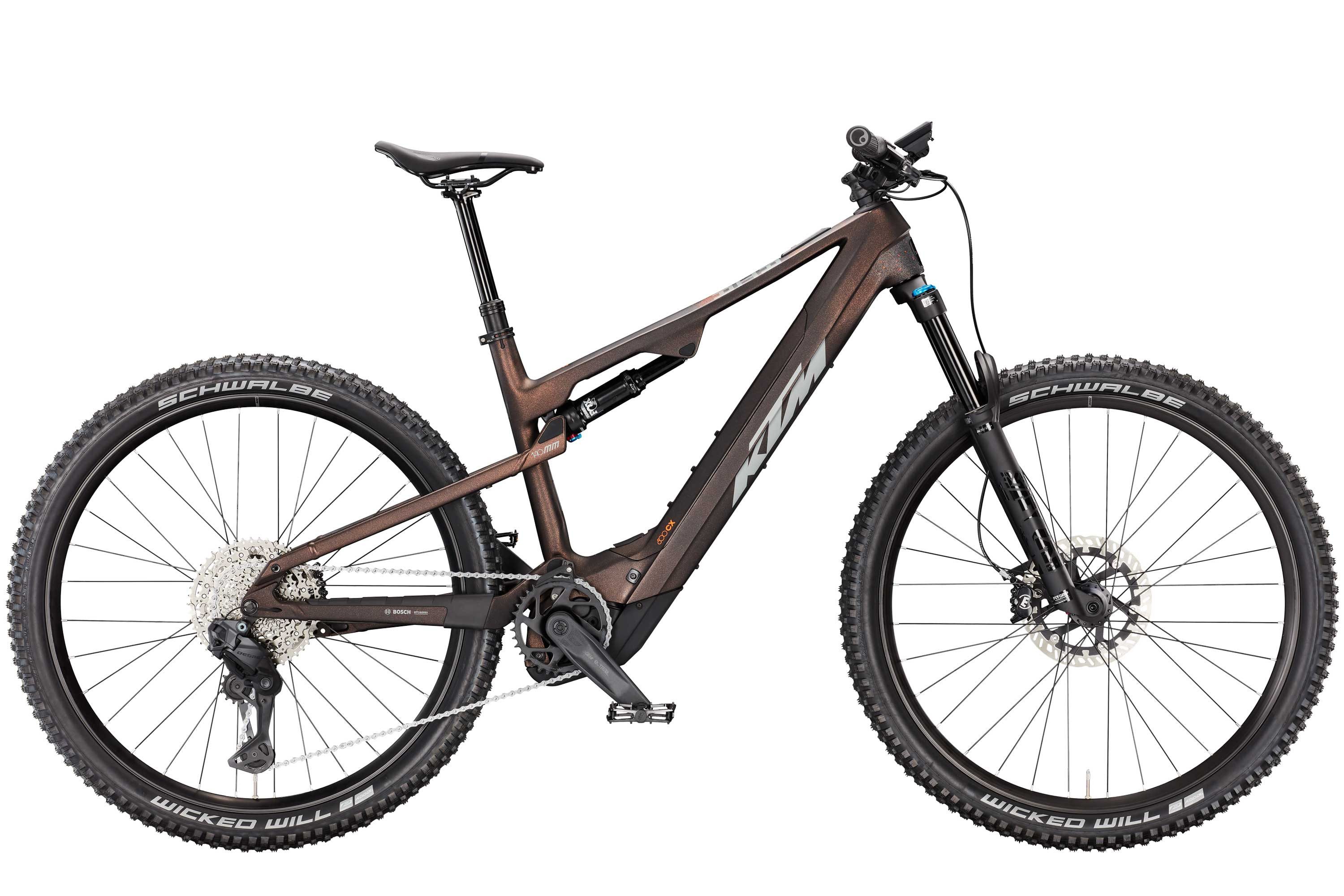 KTM E-Bike KTM Macina Lycan 891 Di2 800 Wh braun 2026, 11 Gang SHIMANO Deore Di2 M6260-11 LG SGS shad+, Kettenschaltung, Bosch Performance Line CX GEN5 smart System, 800 Wh