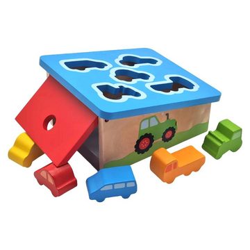goki Lernspielzeug hübsche Sortierbox, Sort Box Fahrzeuge von Goki