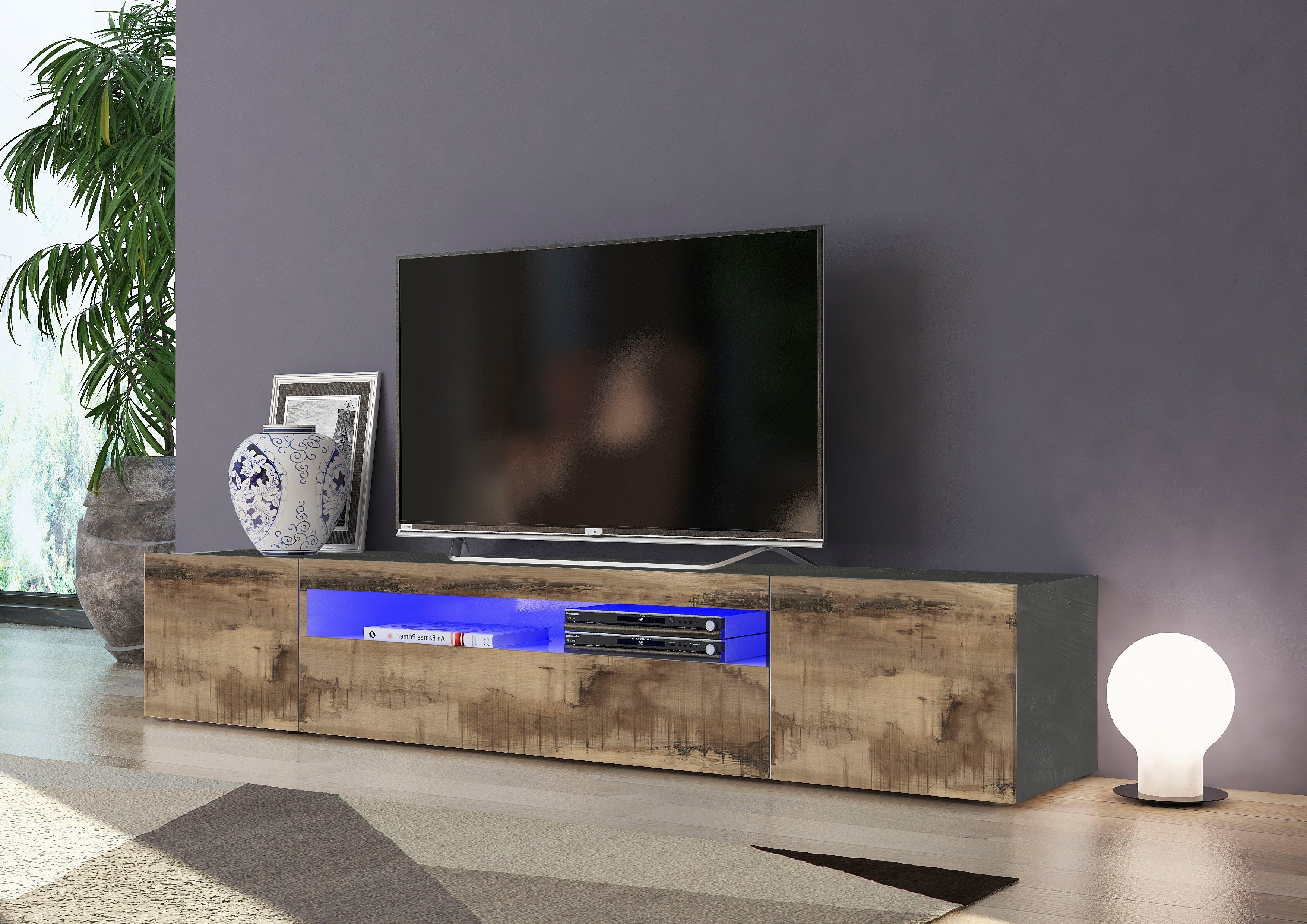 INOSIGN Lowboard "Egypt,Lowboard,TV-Kommode,TV-Möbel,TV-Bank", mit 2 Klappe günstig online kaufen