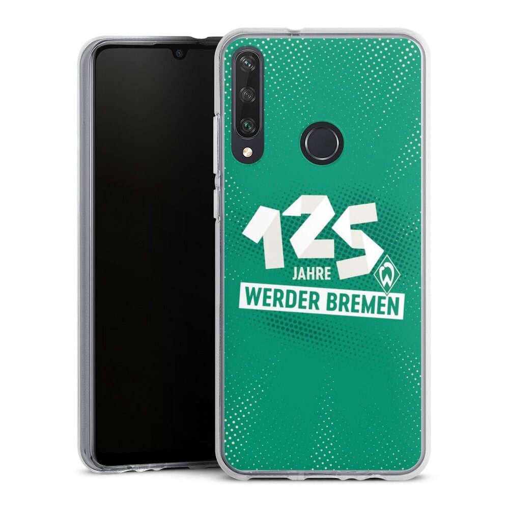DeinDesign Handyhülle 125 Jahre Werder Bremen Offizielles Lizenzprodukt, Huawei Y6p Silikon Hülle Bumper Case Handy Schutzhülle