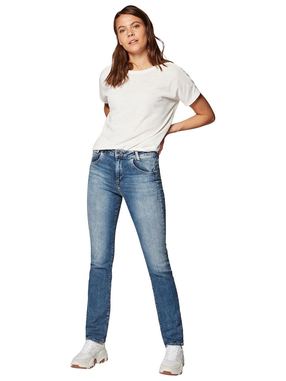 Mavi Straight-Jeans »Daria« Jeanshose mit Stretch