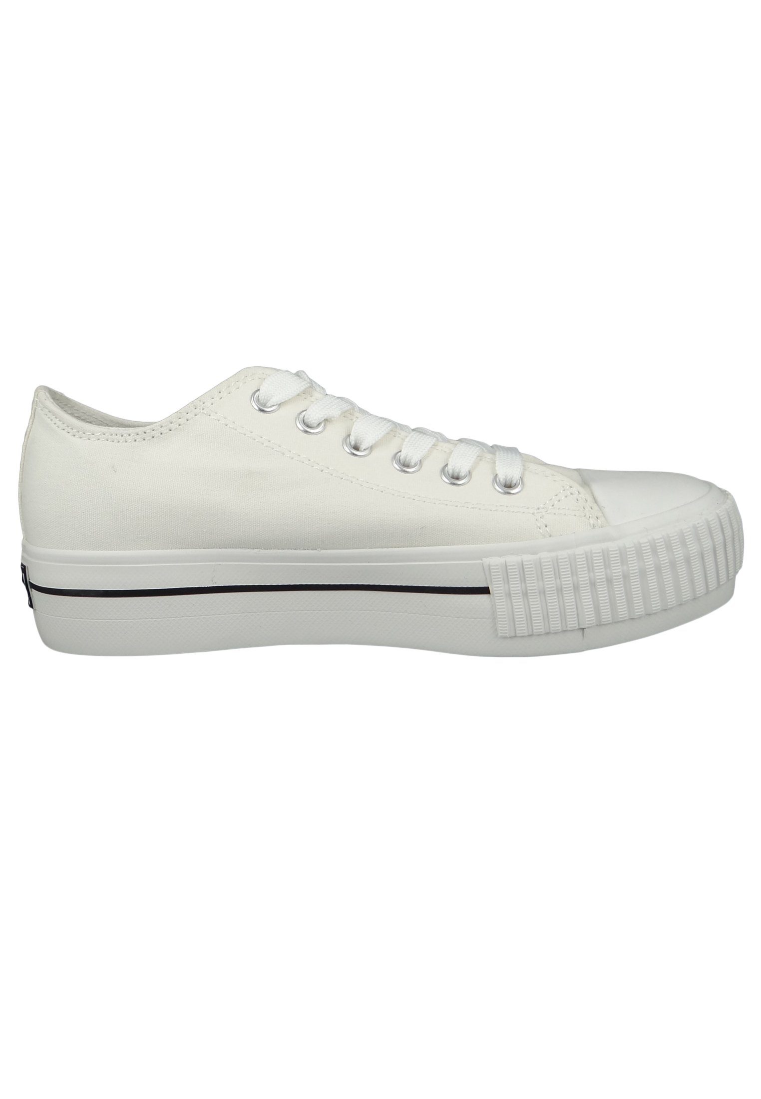 Knights Platform Sneaker White British Master B43-3726-01