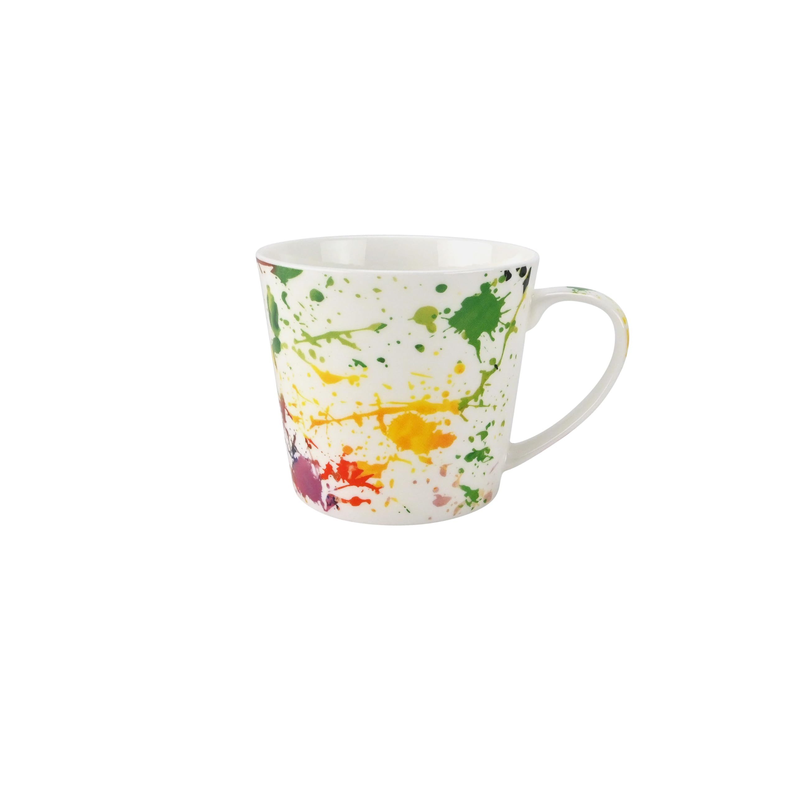 Jameson + Tailor Becher Becher Brillantporzellan 380 ml, Brillantporzellan, Kaffeebecher aus Brillantporzellan 380 ml