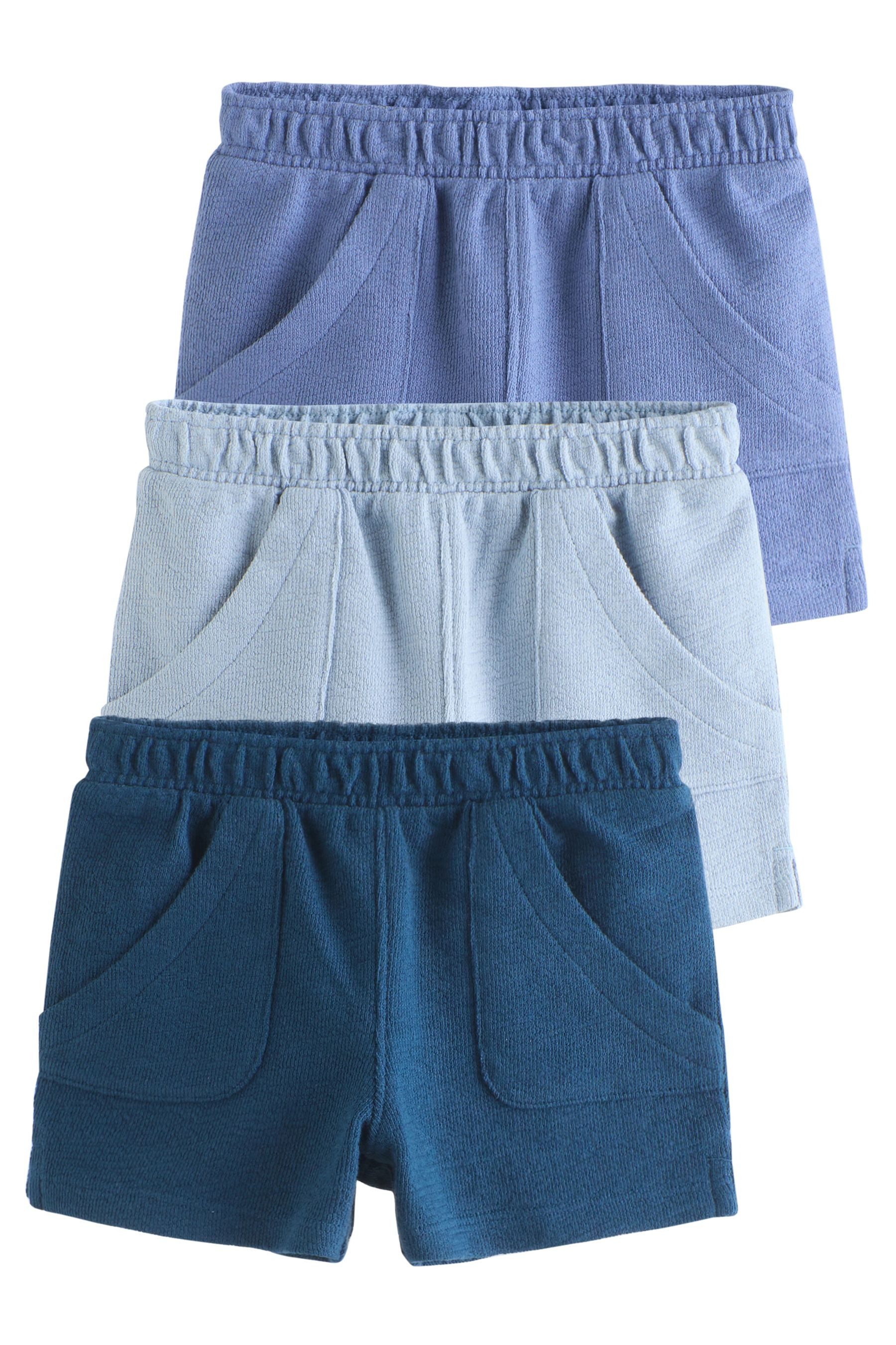Next Shorts Baby Shorts aus Jersey, 3er-Pack (3-tlg)