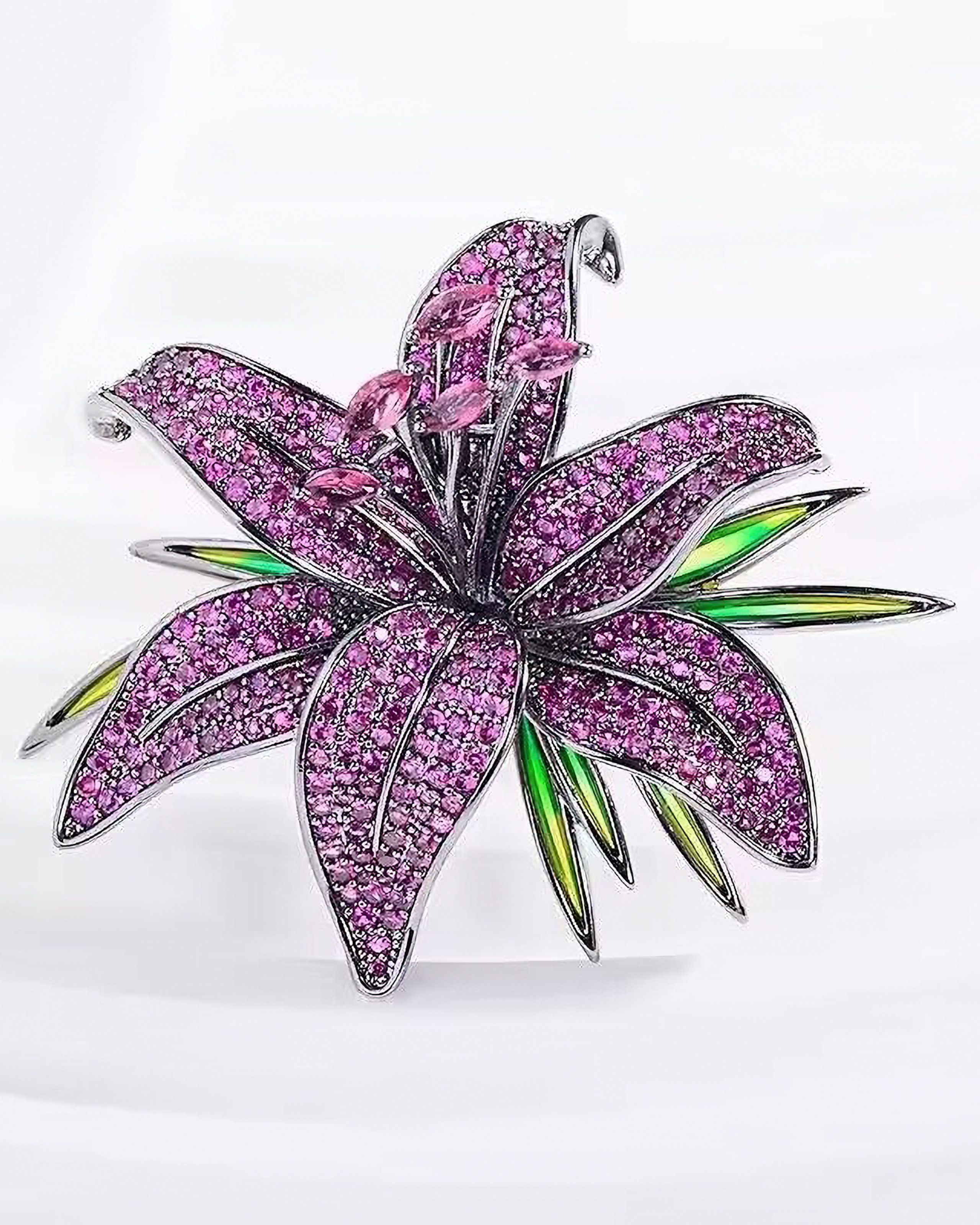 MayTree Brosche MayTree Brosche "Taglilie", brilliant (Stück, 1-tlg), Metal günstig online kaufen