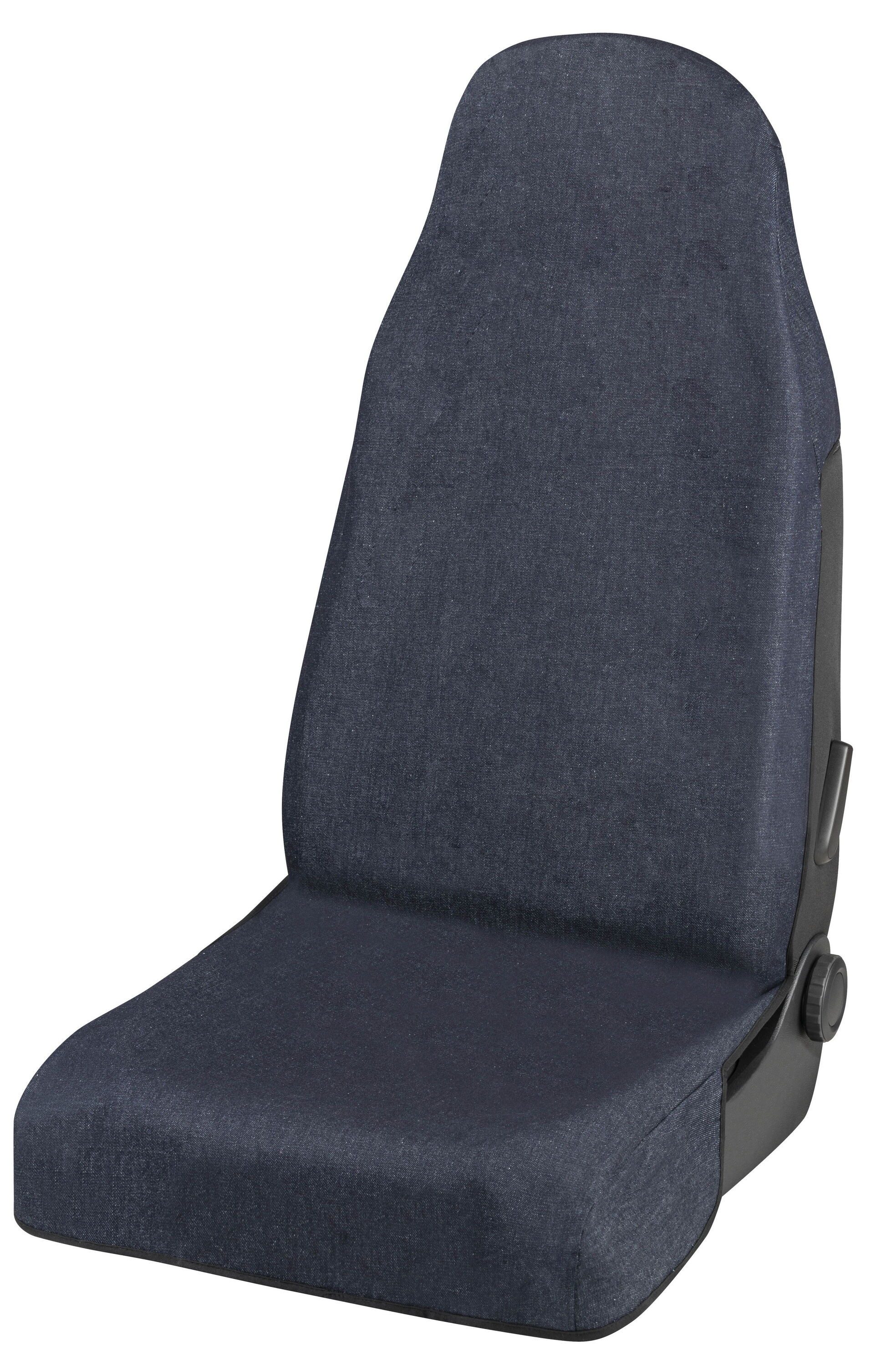 CarComfort Autositzbezug Autositzbezug Jeans, 1 Vordersitzbezug 1tlg, 1-tlg.
