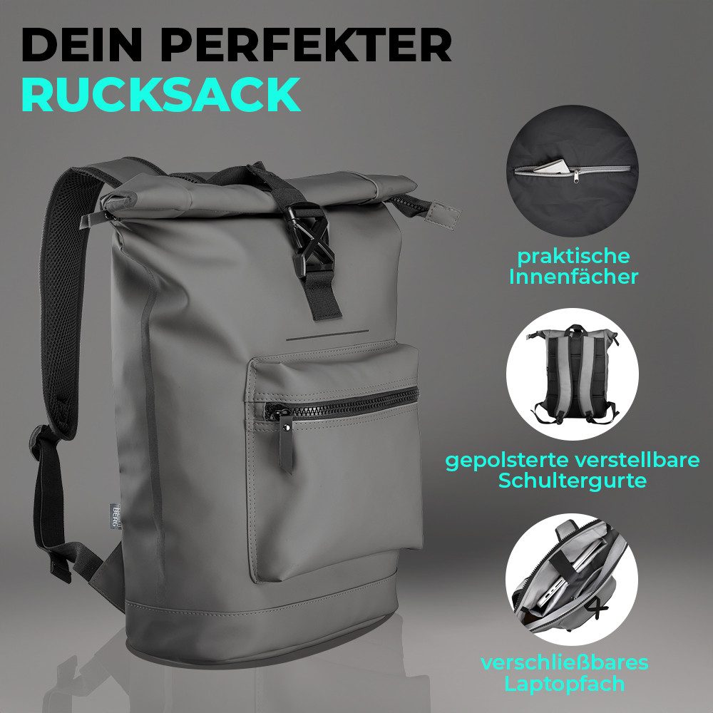 Langenberg Notebook-Rucksack LANGENBERG Laptop Rucksack 2.0 [Wasserabweisend] 30 Liter Volumen, ☑ UNSERE EMPFEHLUNG