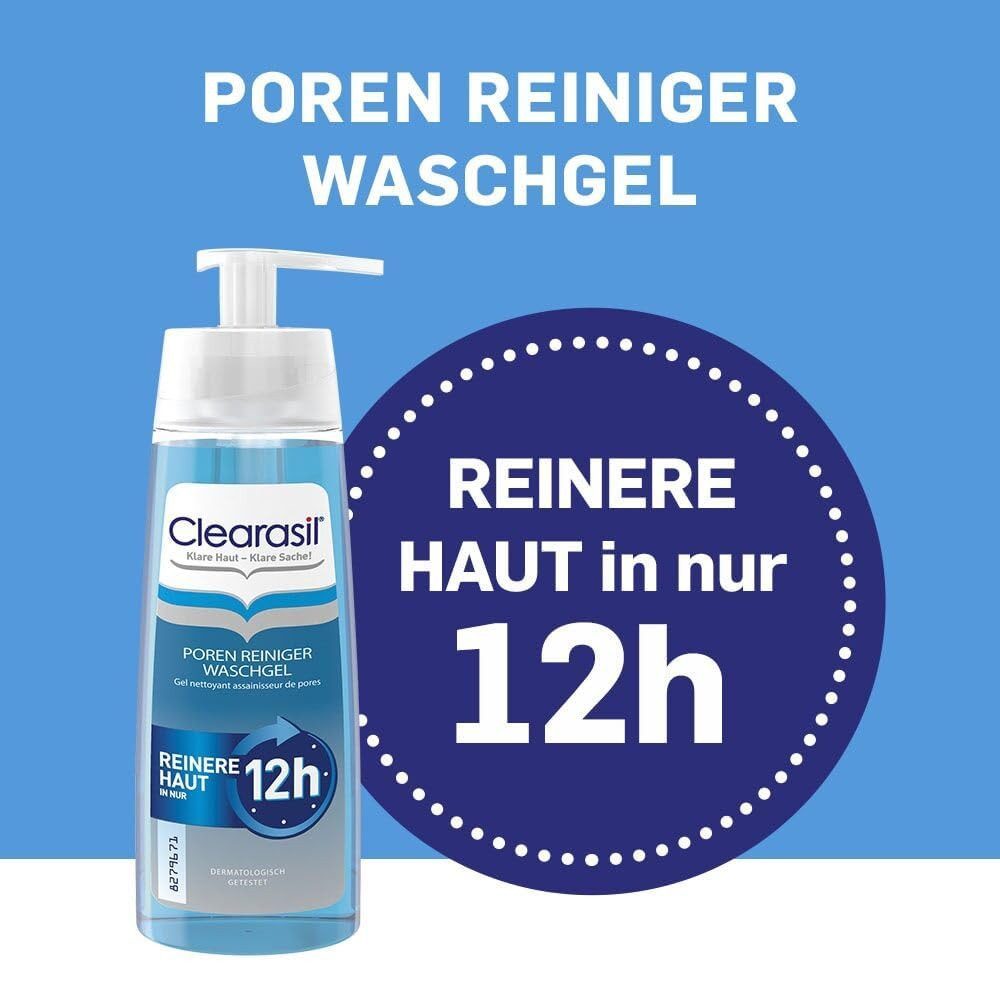 Clearasil Gesichtreinigungs-Set Clearasil Pads 65 Stück + Waschgel 200 ml + Gesichtswasser 200 ml, 3-tlg., Gesichtsreinigungs-Set