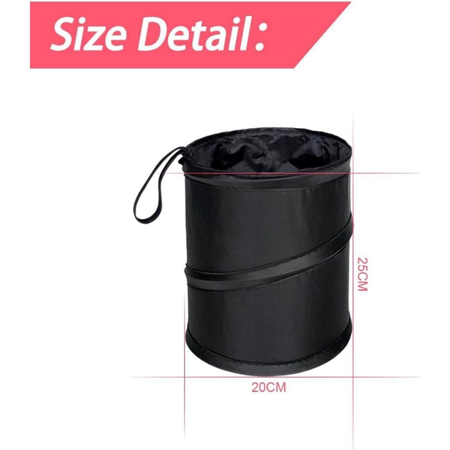LuxusKollektion Mülleimer Auto Mülleimer Faltbar Einziehbar Wasserdicht 20x20x25cm