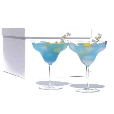 Blue Chilli Design Cocktailglas Modern Design, Kristallglas, Handgefertigt, Kristallglas, leicht und filigran