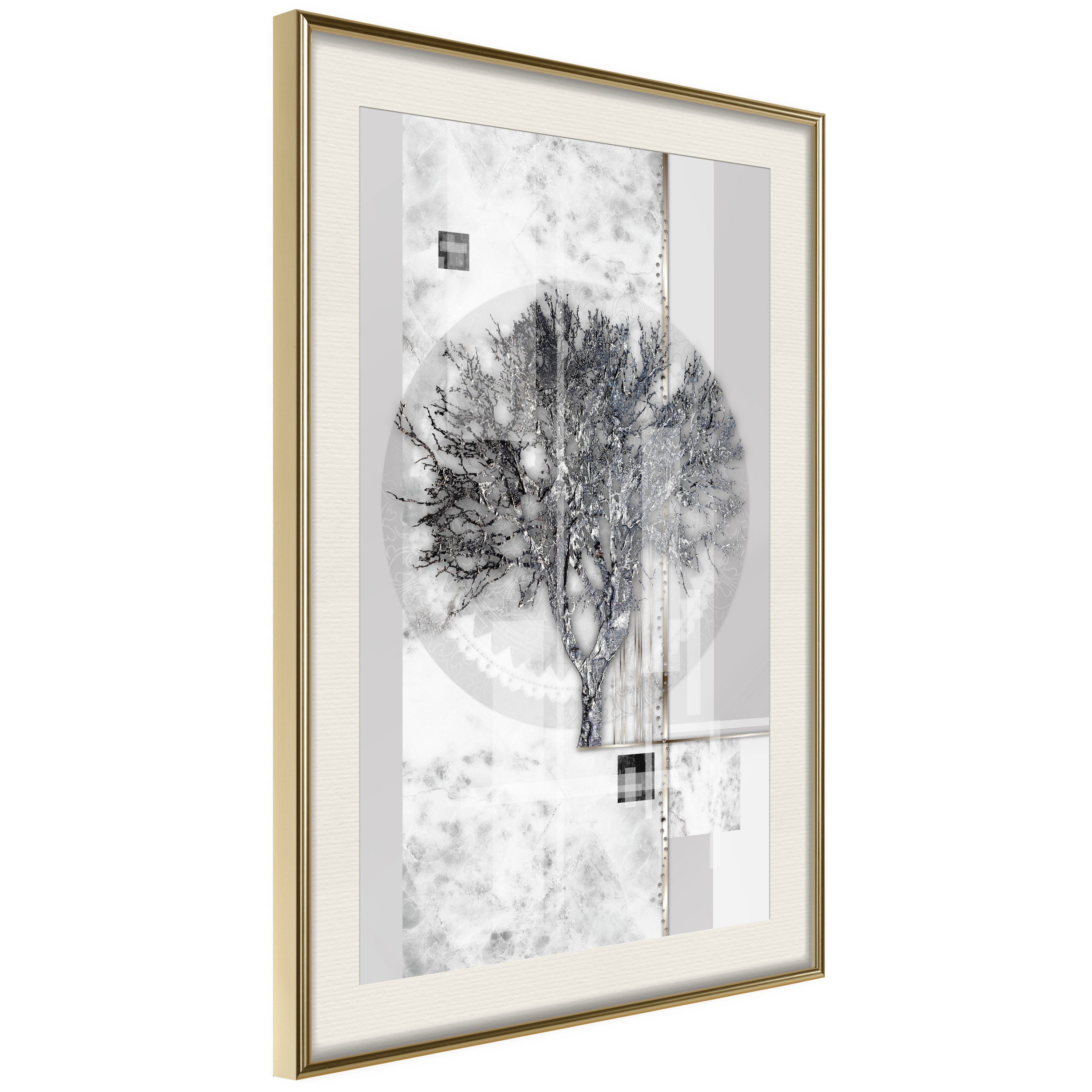 Artgeist Poster Silver Tree