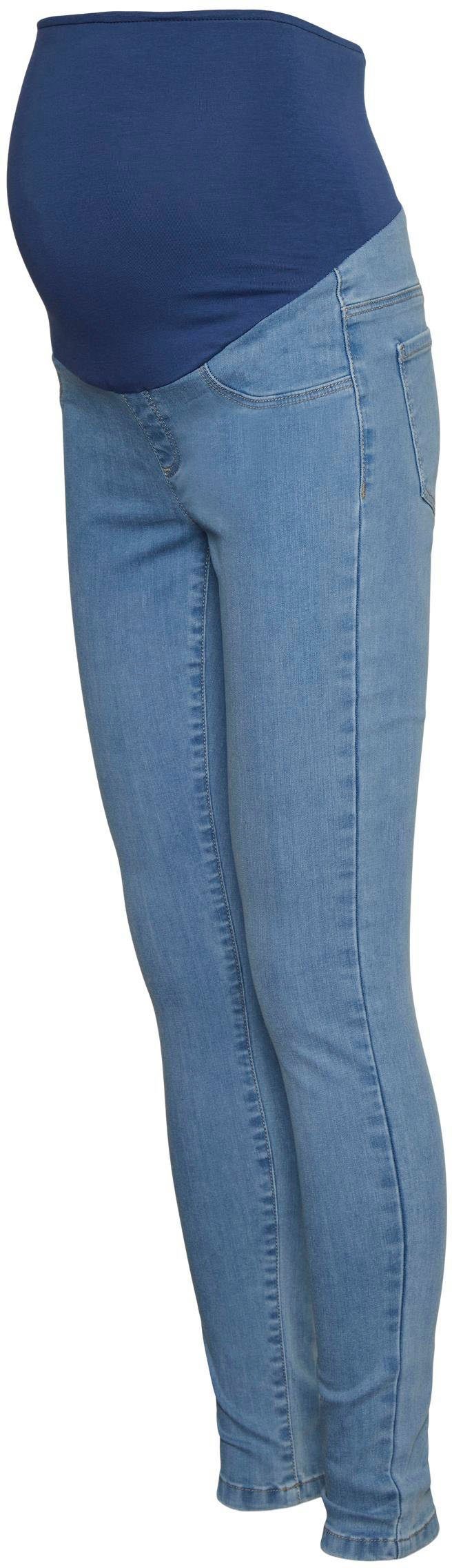 Mamalicious Umstandsjeans MLCILIA LIGHT BLUE SKINNY JEGGINGS