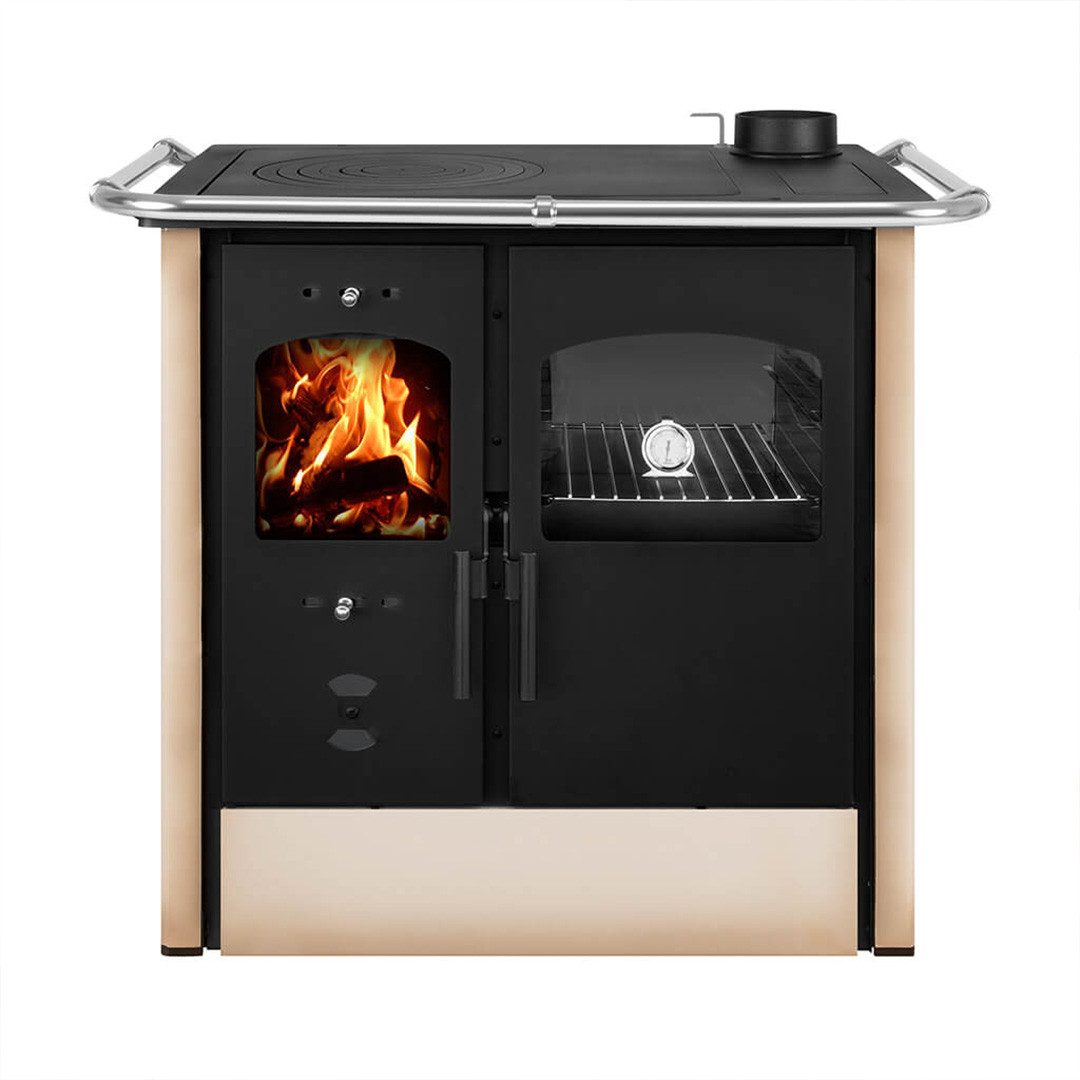 Lincar Kaminofen Küchenofen Lincar Nada cappuccino, 8,4 kW