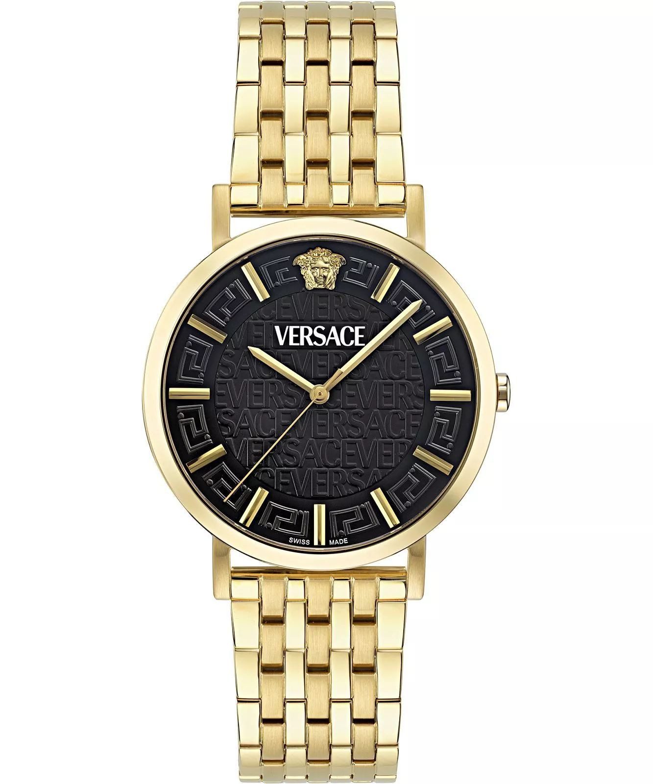 Versace Schweizer Uhr Greca Slim, Mit günstig online kaufen
