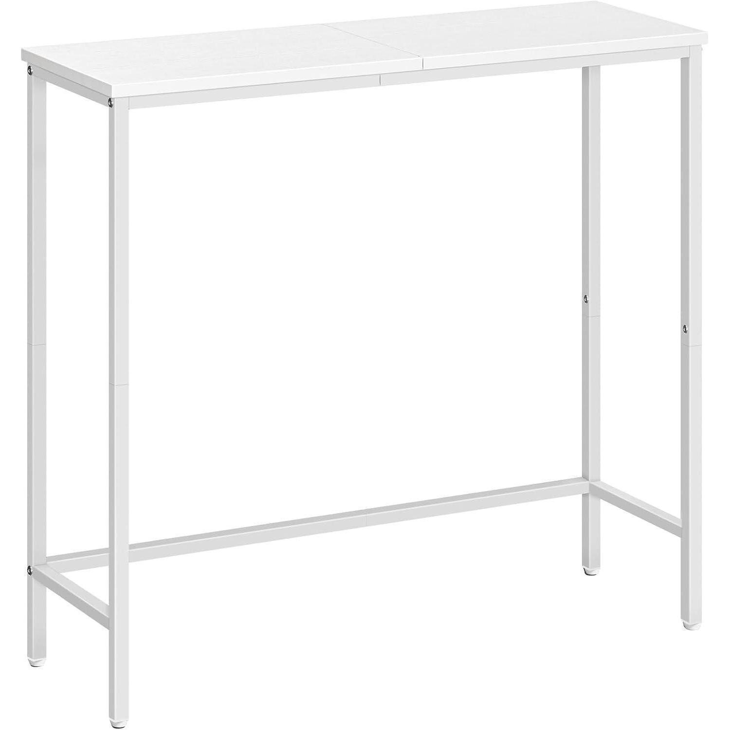 LuxusKollektion Konsolentisch Schmaler Konsolentisch 75 cm Beistelltisch Flurtisch Weiß Eingang (1-St)