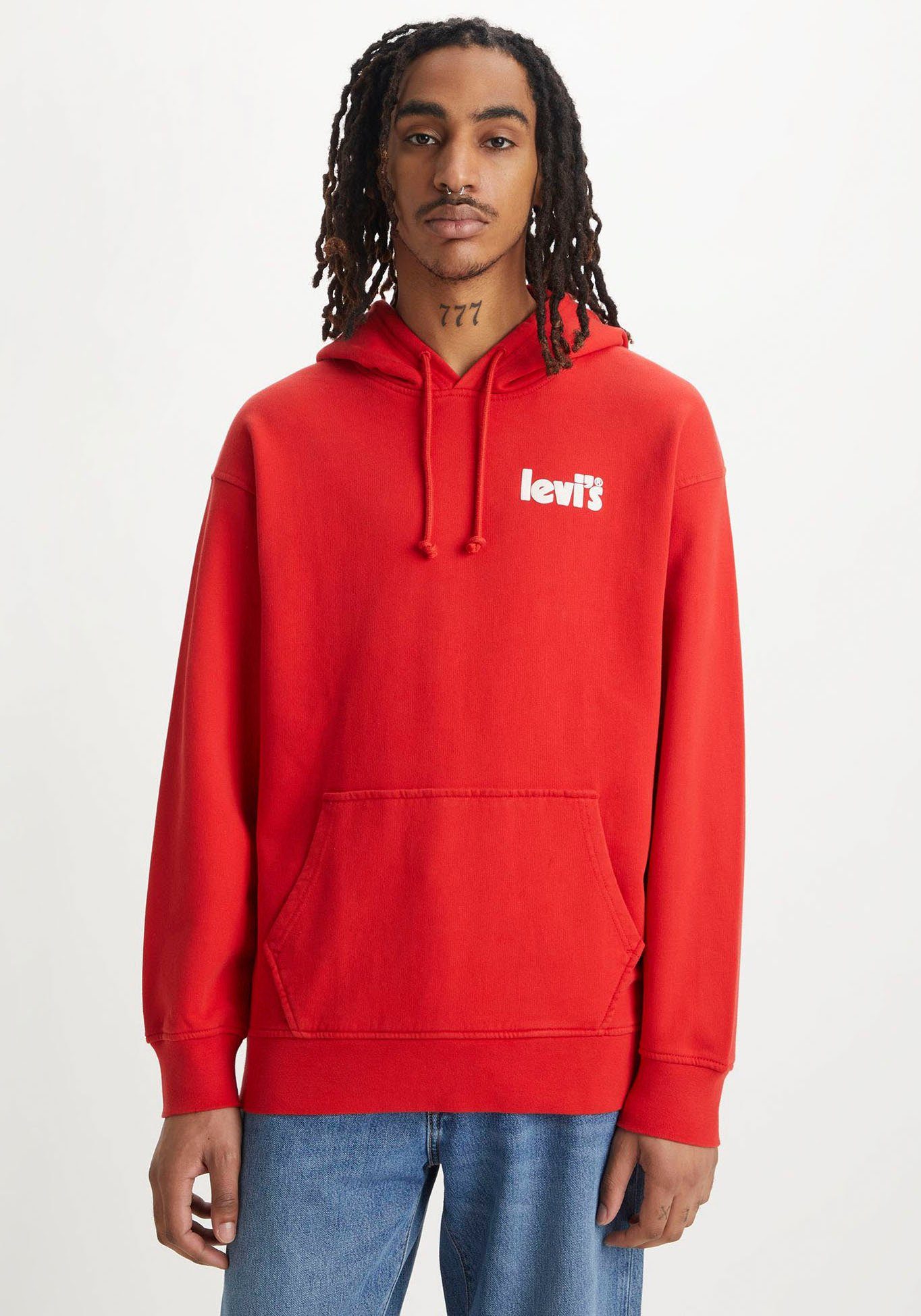 Levi's® Hoodie RELAXED GRAPHIC mit einer modernen Interpretation des Levi's® Poster-Logos reds | Sweatshirts
