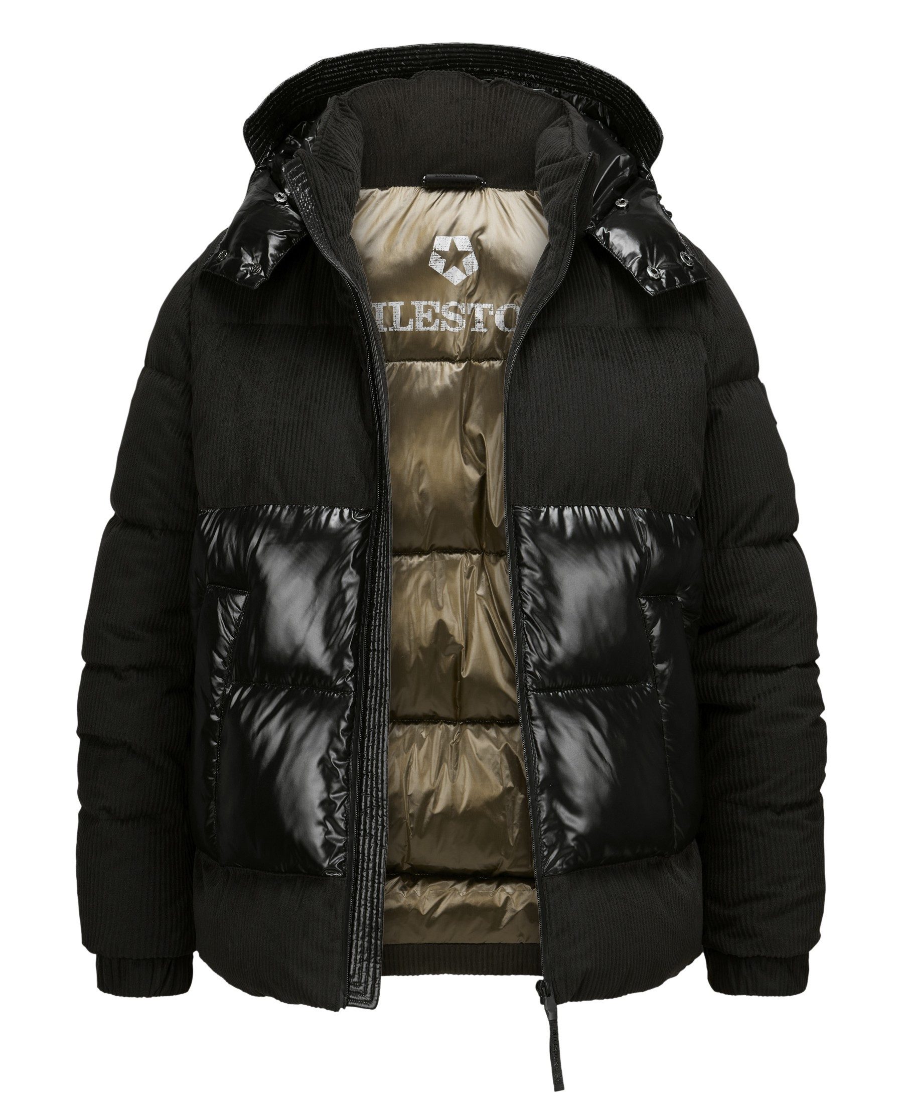 Milestone Steppjacke MSNaples Winterjacke im Material-Mix mit abtrennbarer günstig online kaufen