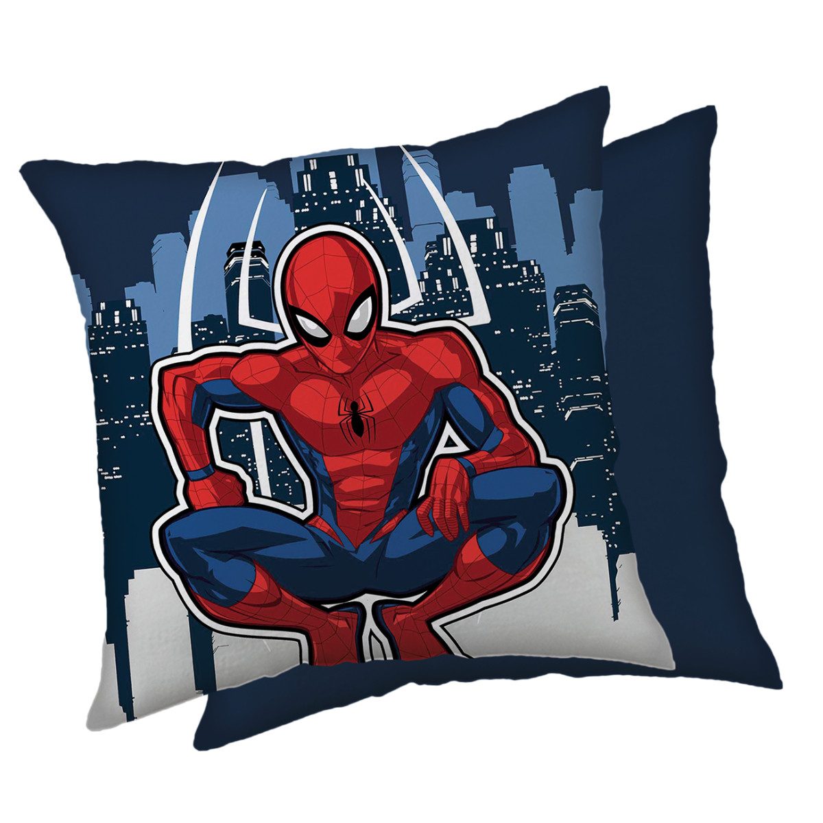 MARVEL Dekokissen Spider-Man Blue 07 Sofakissen 40 cm mit Füllung und beidseitigem Motiv