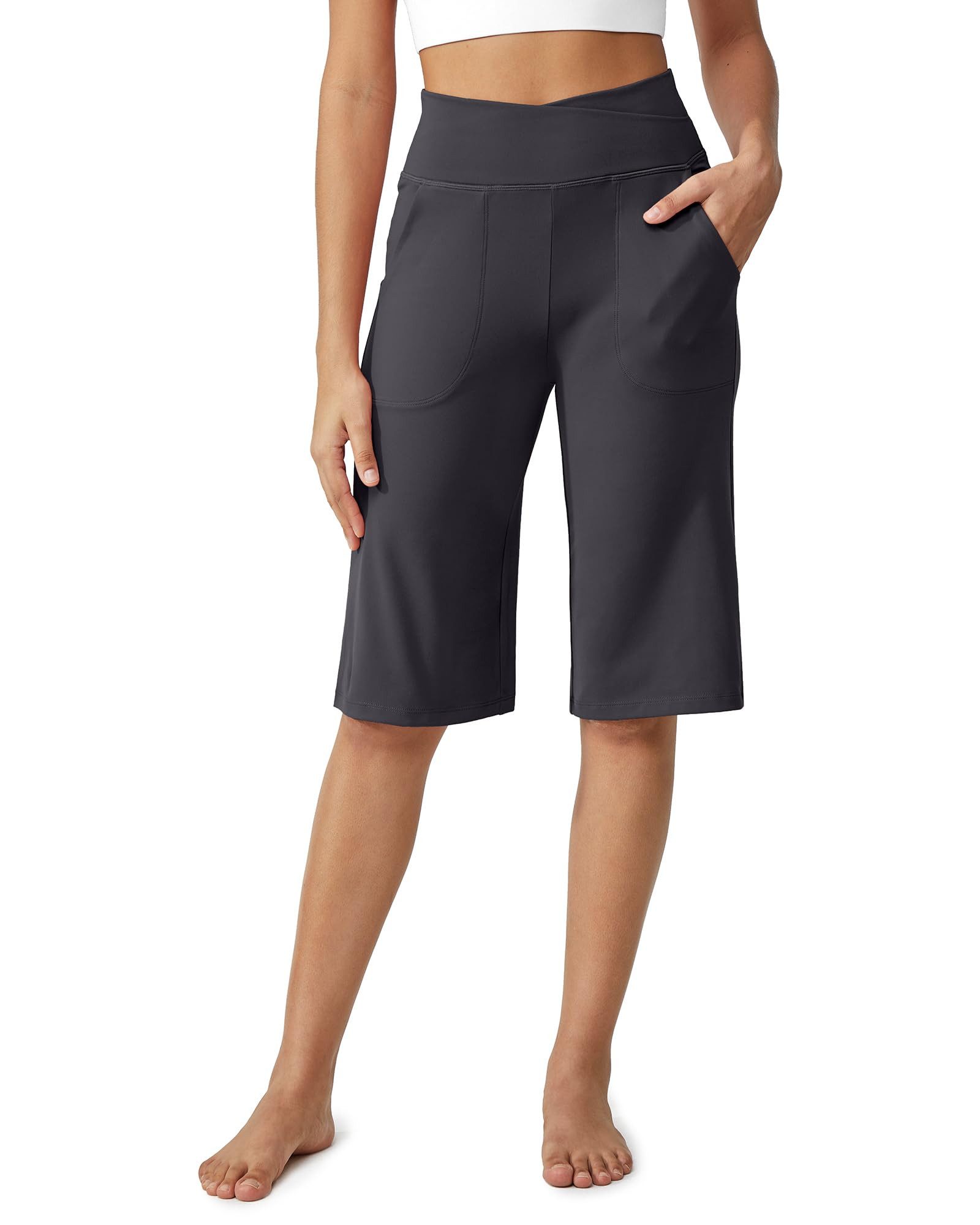 G4Free Caprihose G4Free Damen Sommer Jogginghose 3/4 Knielange High Waist S günstig online kaufen
