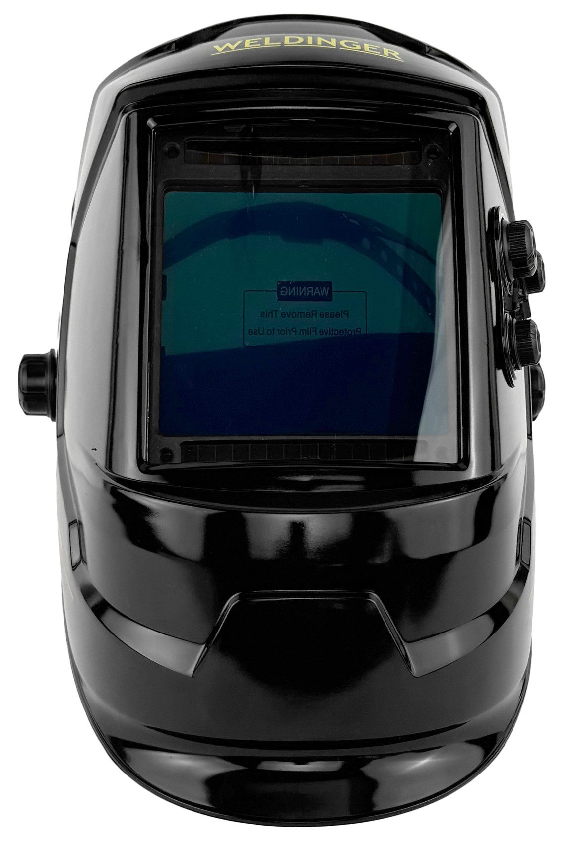 WELDINGER Schweißhelm AH 350 Realcolor Panorama Automatik Kopfschirm Solar DIN5-13, Verdunkelungseinstellung, automatischer Schweißschutzfilter