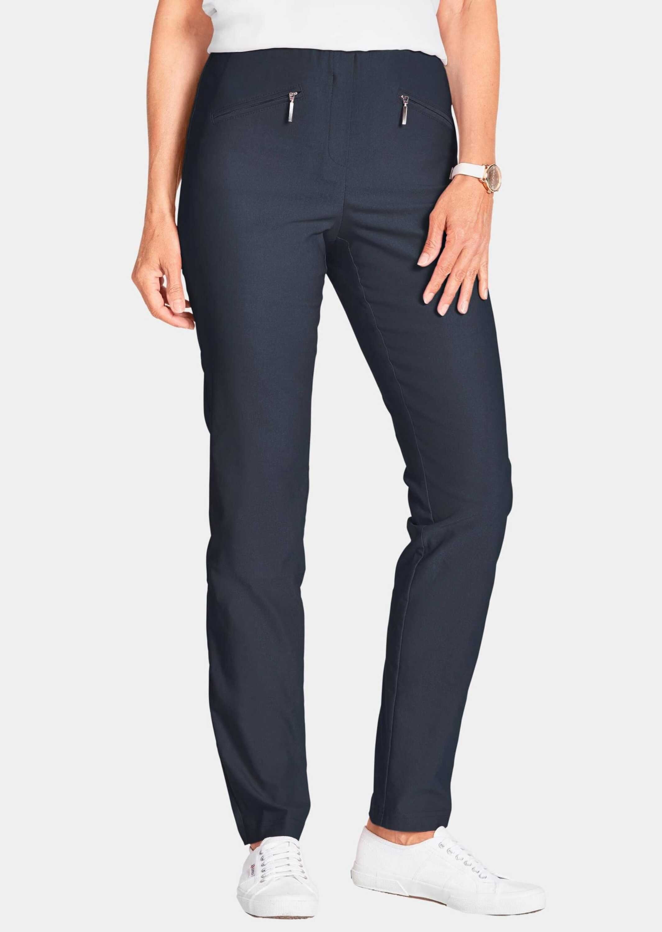 GOLDNER Stoffhose Schlupfhose LOUISA mit Steppnähten günstig online kaufen