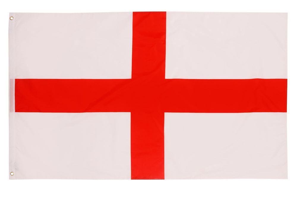 PHENO FLAGS Flagge England Flagge 90 x 150 cm Englische Fahne Nationalfahne (Hissflagge für Fahnenmast), Inkl. 2 Messing Ösen