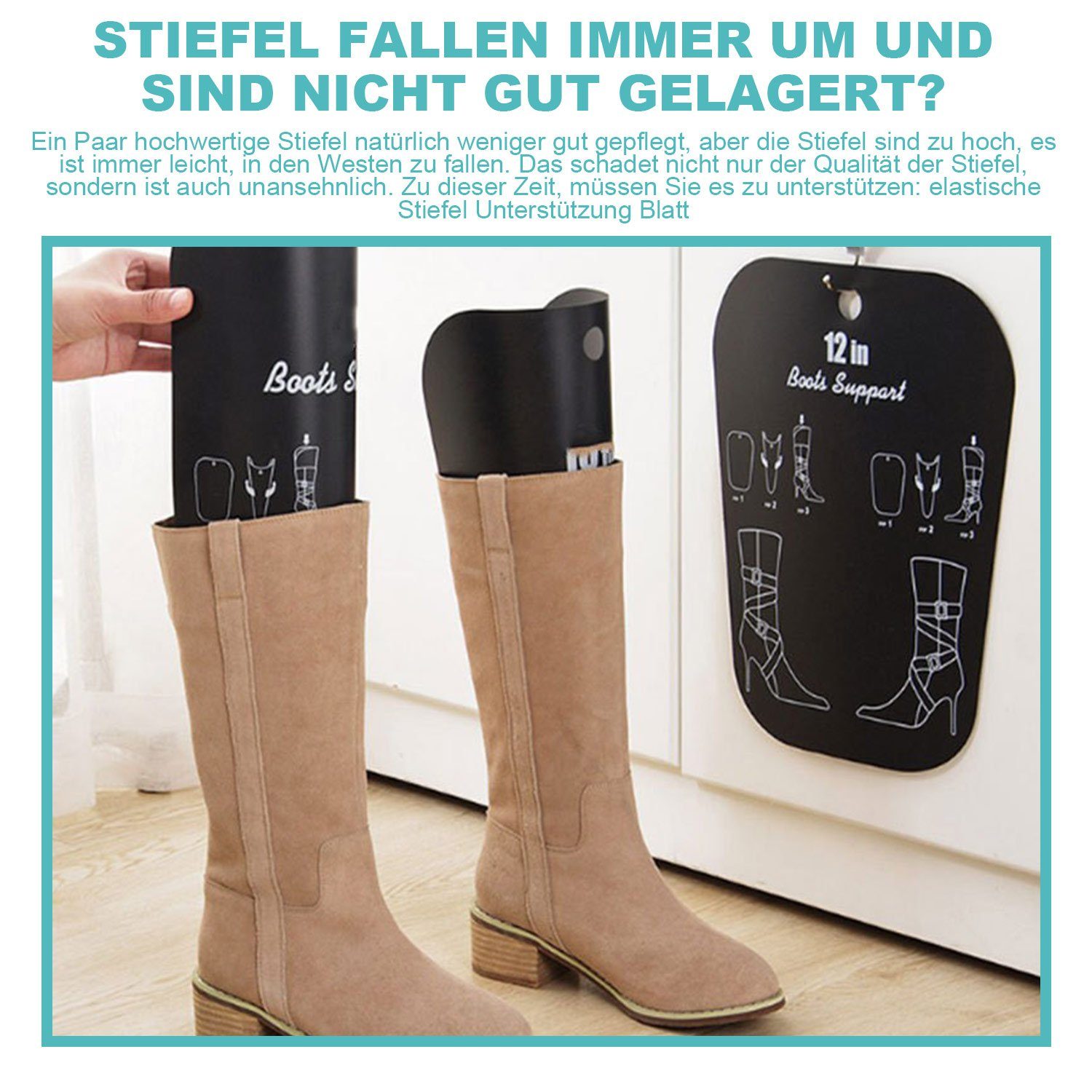 Schuhspanner Stiefelform Daisred (12-tlg) Unisex Stiefelspanner Einsätze 12 Stück
