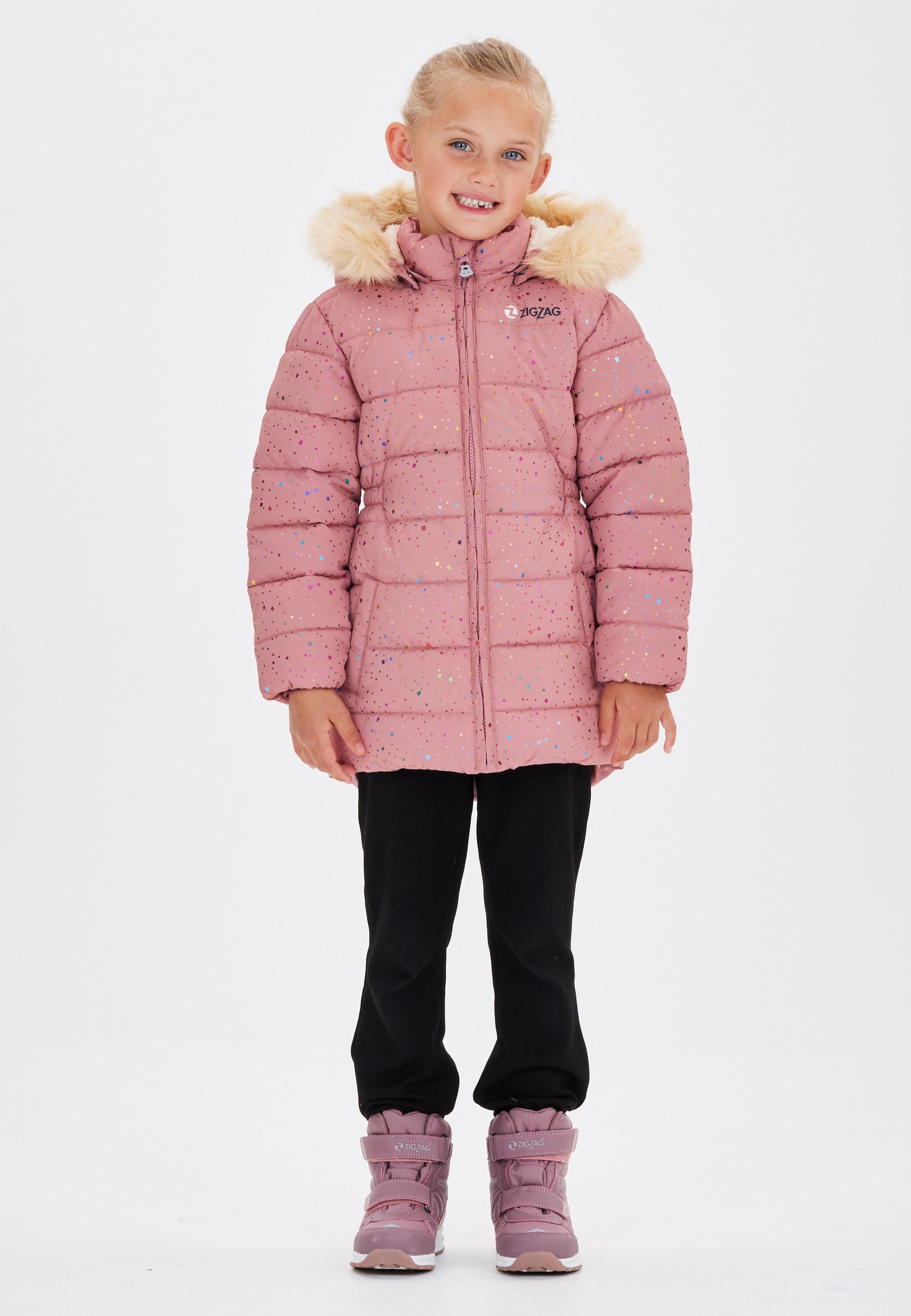 ZIGZAG Steppjacke Astrid mit abnehmbarer Kapuze