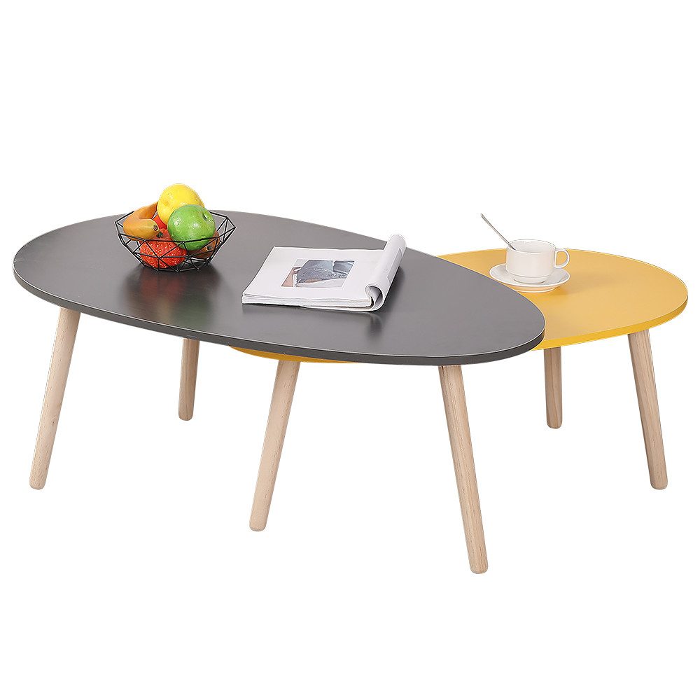 JEOBEST Couchtisch Beistelltisch Satztisch Wohnzimmertisch Sofa günstig online kaufen