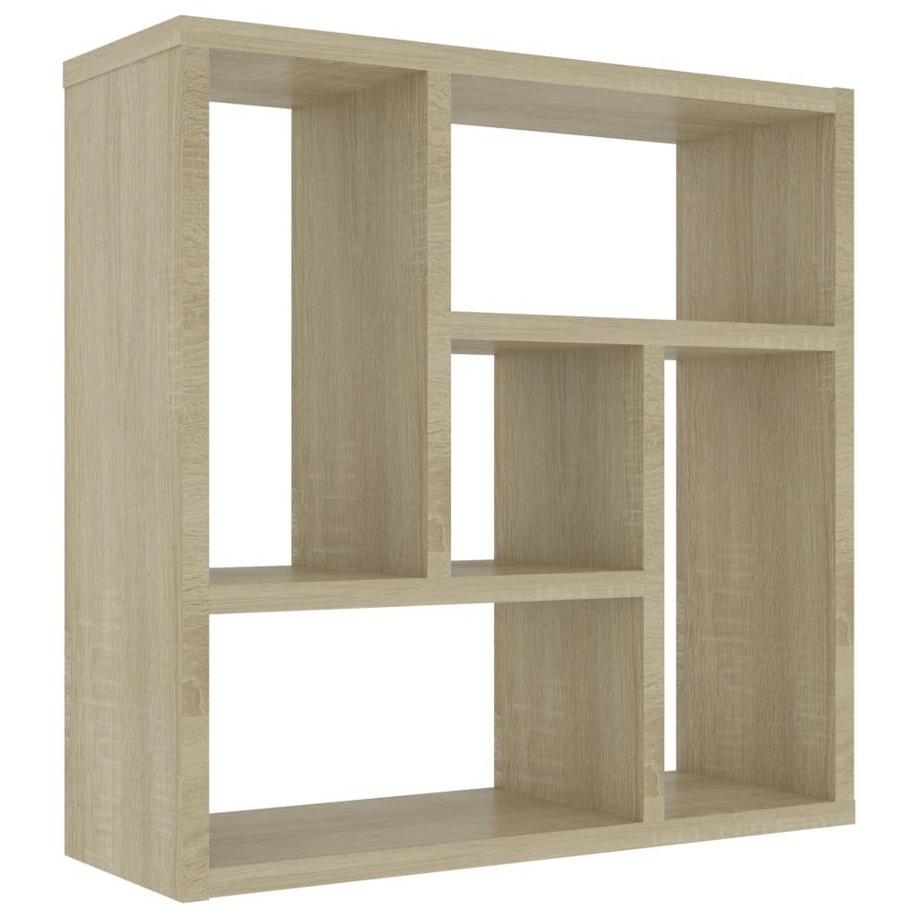 Sonoma-Eiche Holzwerkstoff Wandregal cm 45,1x16x45,1 furnicato