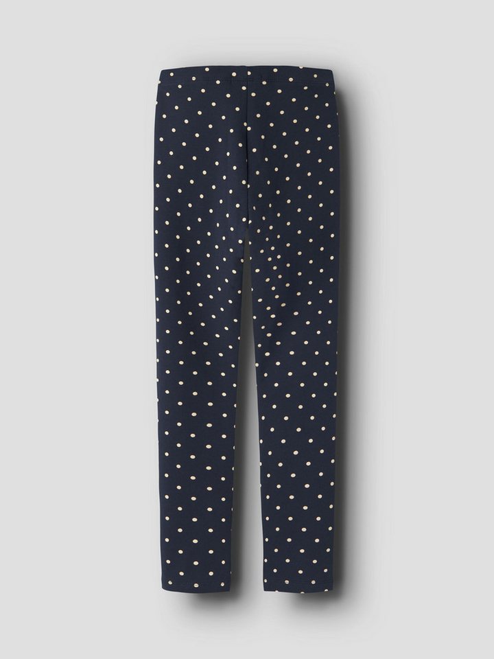 Name It Leggings NKFDAVINA AOP SWE LEGGING BRU NOOS mit Stretch, regular fit, angeraute Innenseite