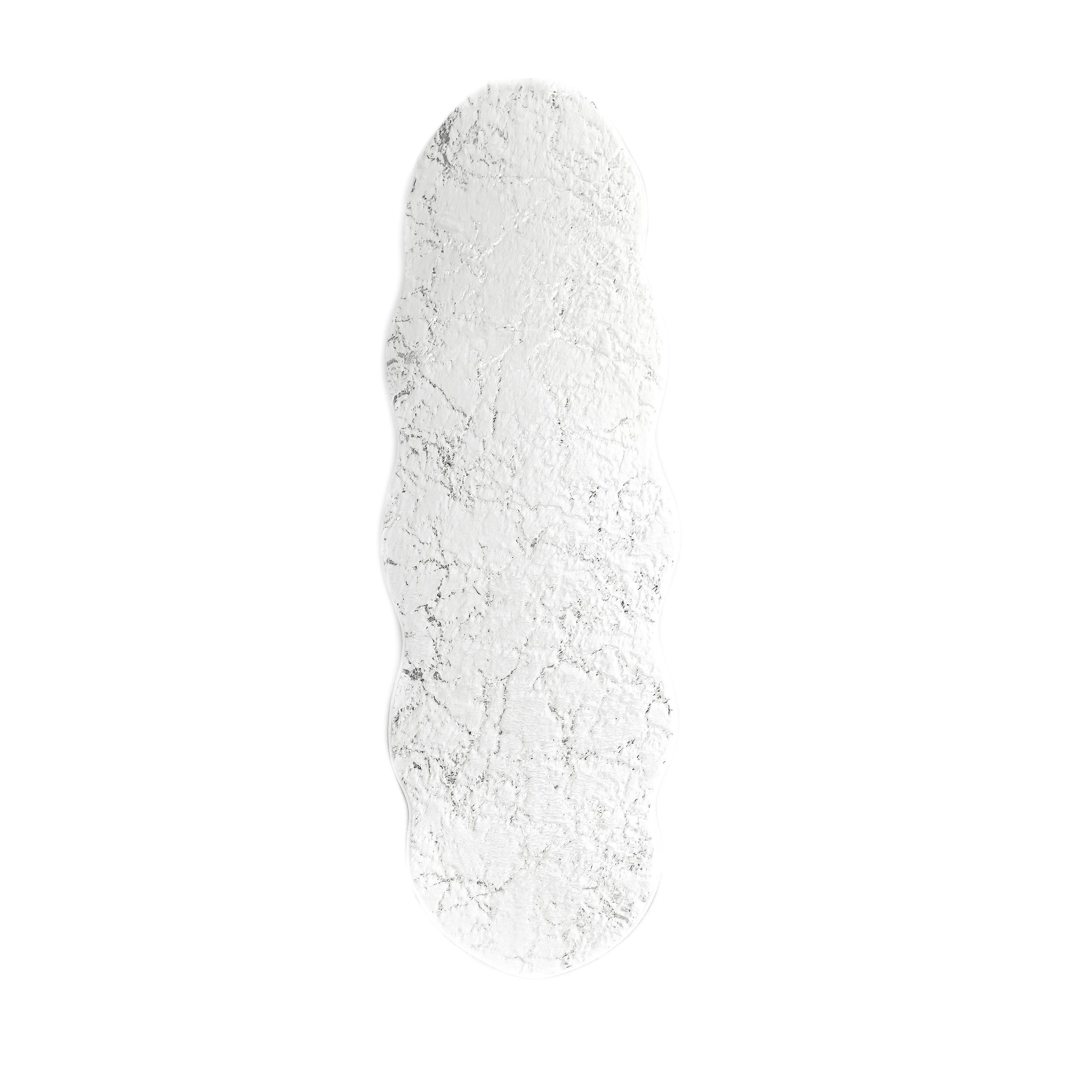 Trendmax Badematte Badematte mit Marmormotiv Rutschfest Waschbar mit wellige Umrandung
