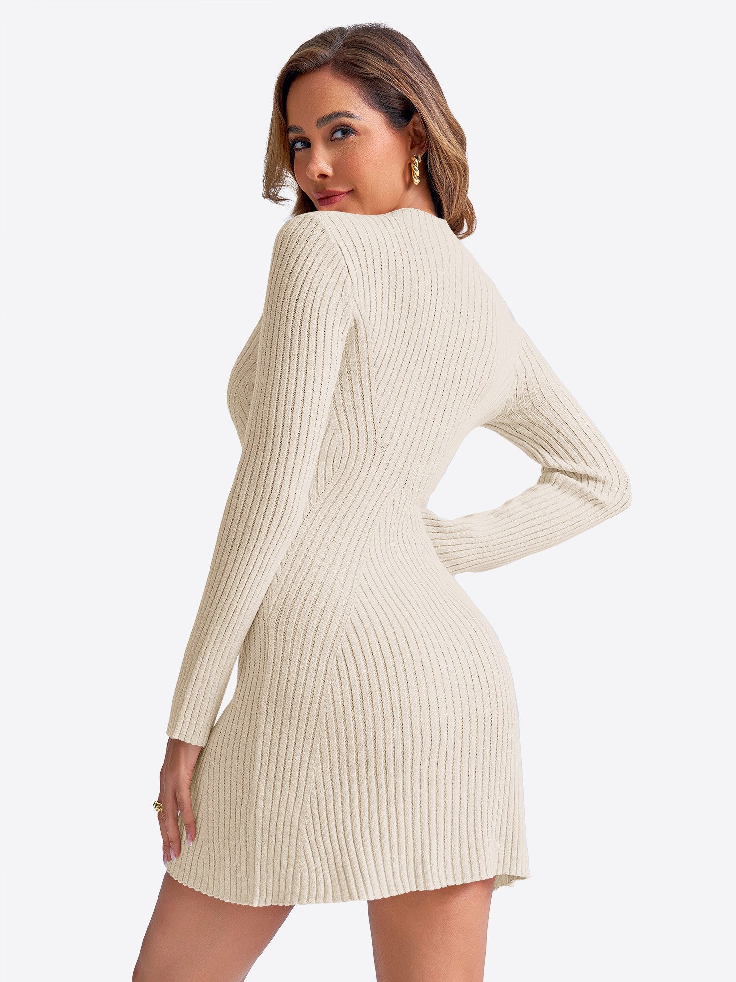 Imily Bela Strickkleid Damen Schmal geschnittenes günstig online kaufen