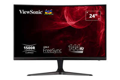Viewsonic VS19012(VX2418C) Curved-Gaming-Monitor (60 cm/24 ", 1920 x 1080 px, Full HD, 1 ms Reaktionszeit, 165 Hz, VA LCD, 1500R Curved)